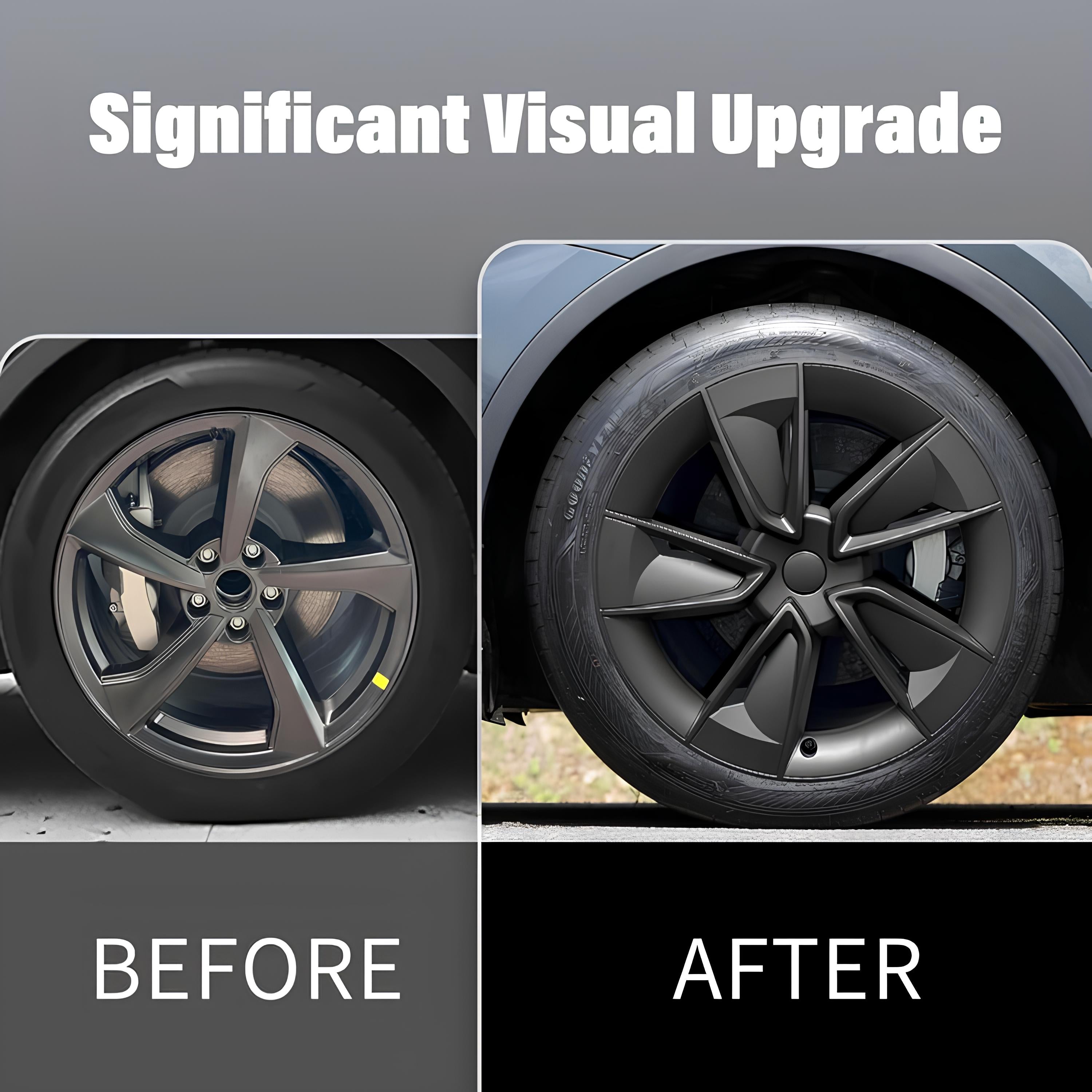 19"/20" X Style YB Turbine Knife Wheel Covers for Tesla Model Y Juniper