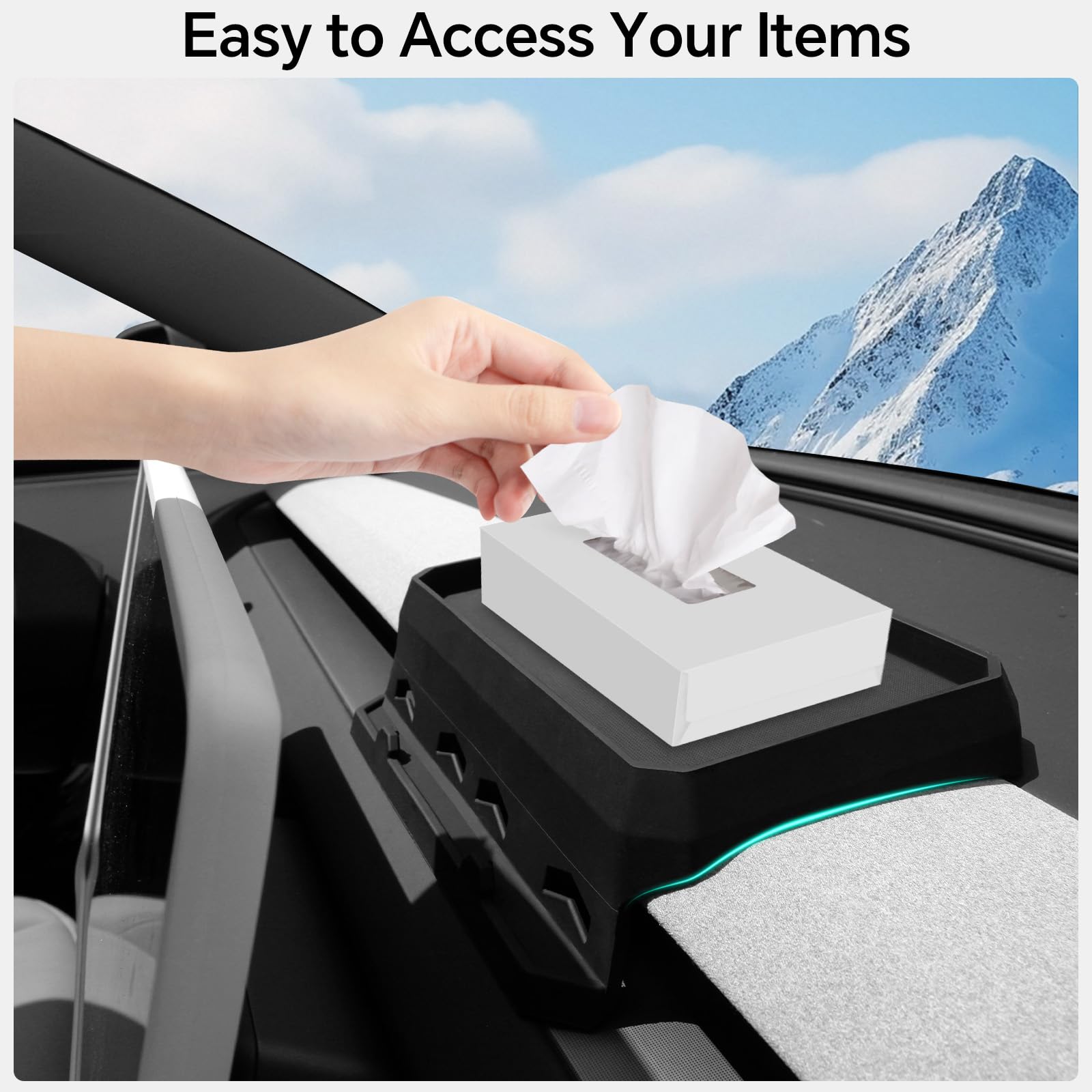 Tesla Center Console Tray — OEM-fit seamless integration