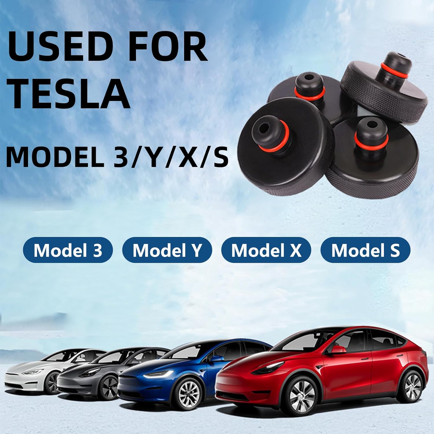Tesstudio 2026 Tesla Lifting Jack Pad Tire Repair Tools Kit for Tesla Model 3/Y/S/X