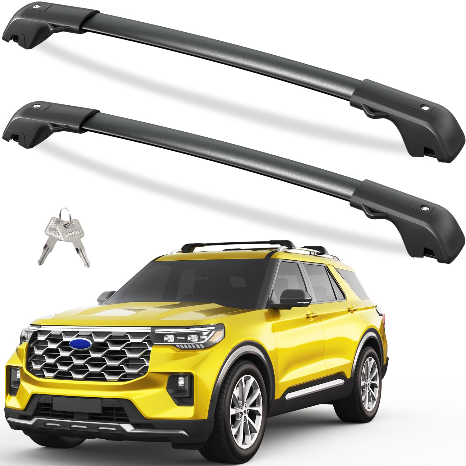 Roof rack cross bars — load test with kayak