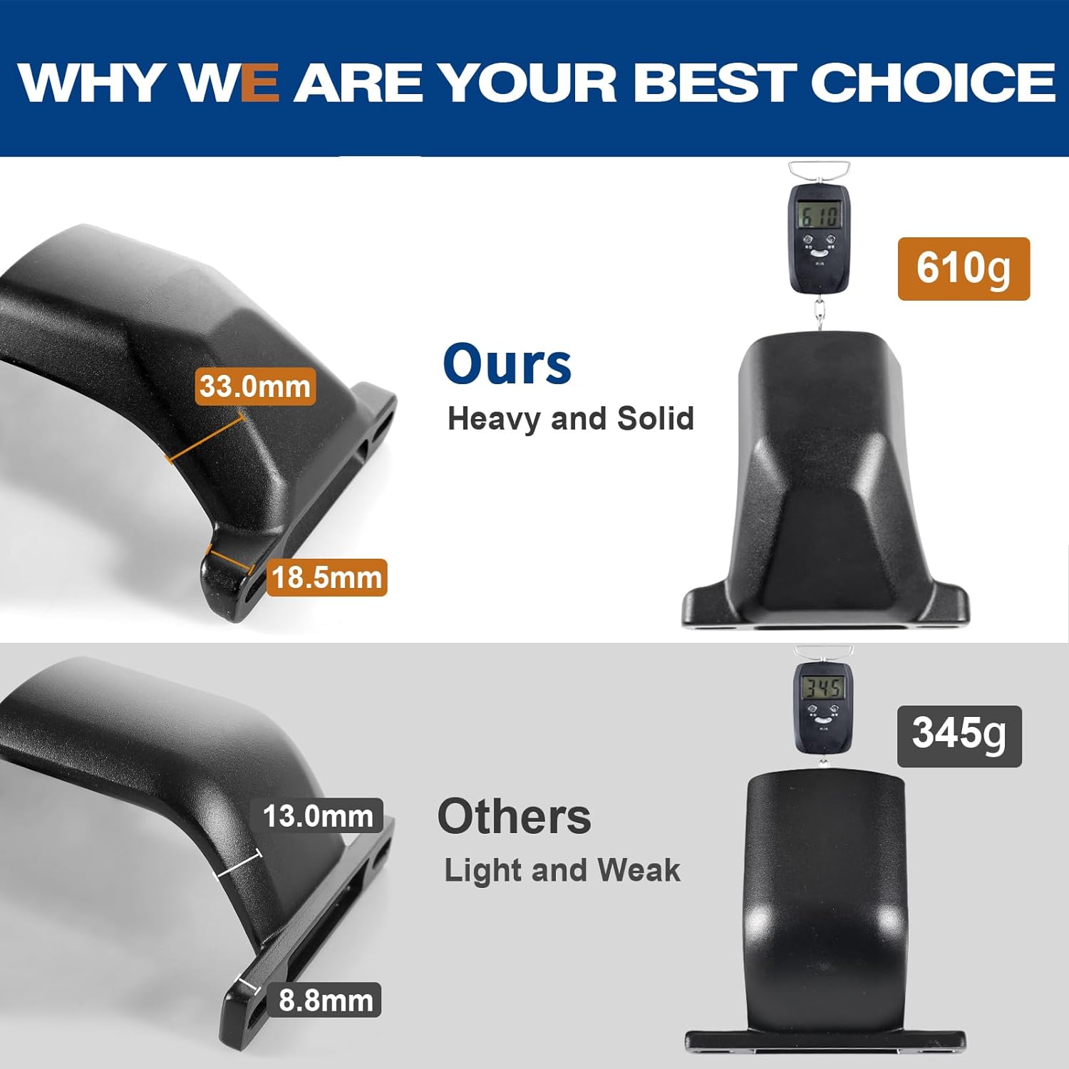 Roof Rack Cross Bars Compatible with Jeep Grand Cherokee L 2021-2025 and 2022 2023 2024 2025 Grand Cherokee WL