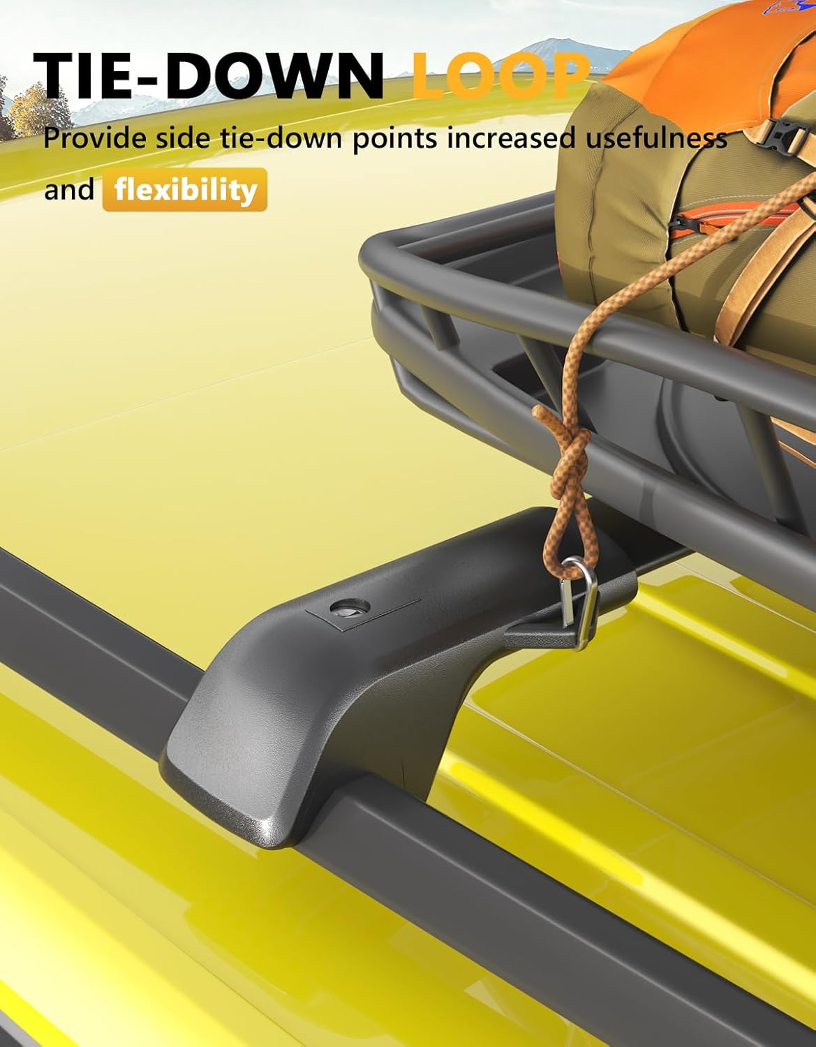 Roof rack cross bars — load test with kayak