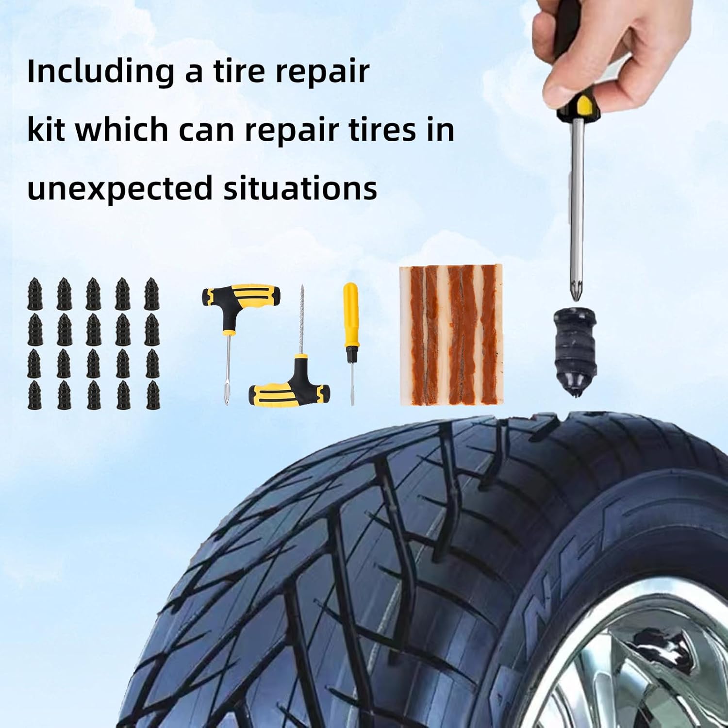 Tesstudio 2026 Tesla Lifting Jack Pad Tire Repair Tools Kit for Tesla Model 3/Y/S/X