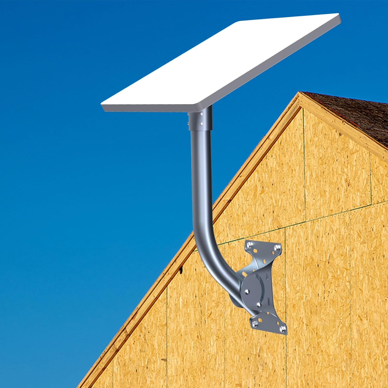 Starlink Gen 3 Mount 360°Rotatable Mounting Kit for Wall/Roof/Pole, Heavy Duty Aluminum Alloy with V3 Pole Adapter, Weatherproof Ideal for Home