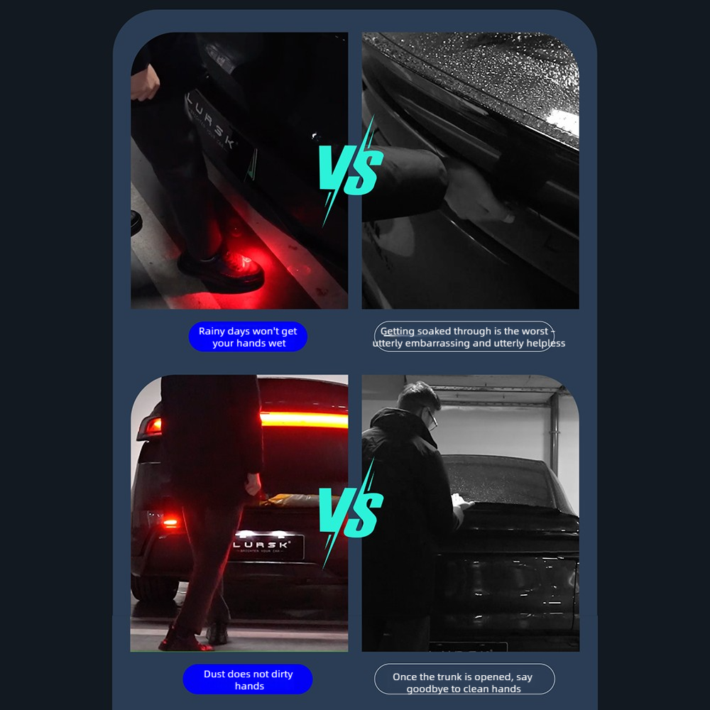 Kick-to-Open Rear Trunk Sensor System for Tesla Model Y