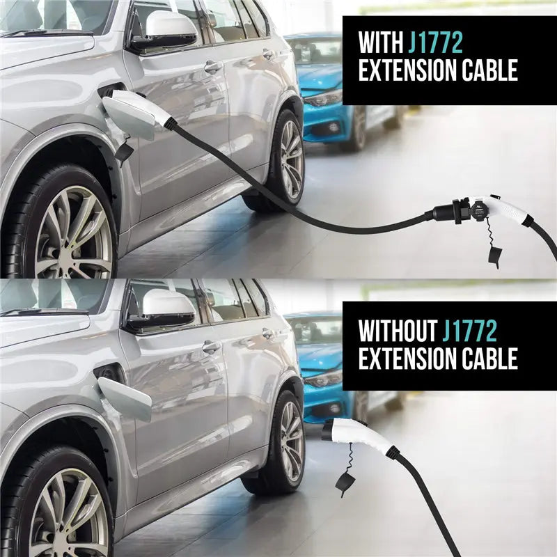 J1772/Type 1 EV Charger Extension Cable Compatible for All SAE J1772 Chargers