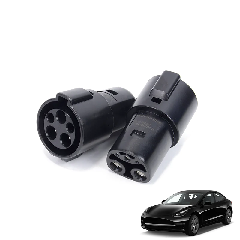 SAE J1772 To Tesla Charging Adapter 60Amp / 250V | Tesstudio