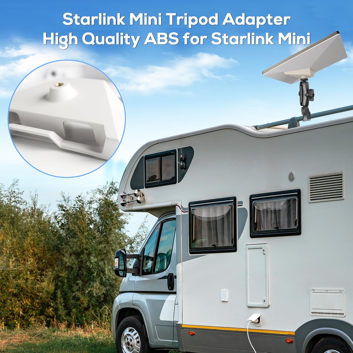 Starlink Mini Mount for 1/4"~20 Threaded Common Size Tripod Mounting