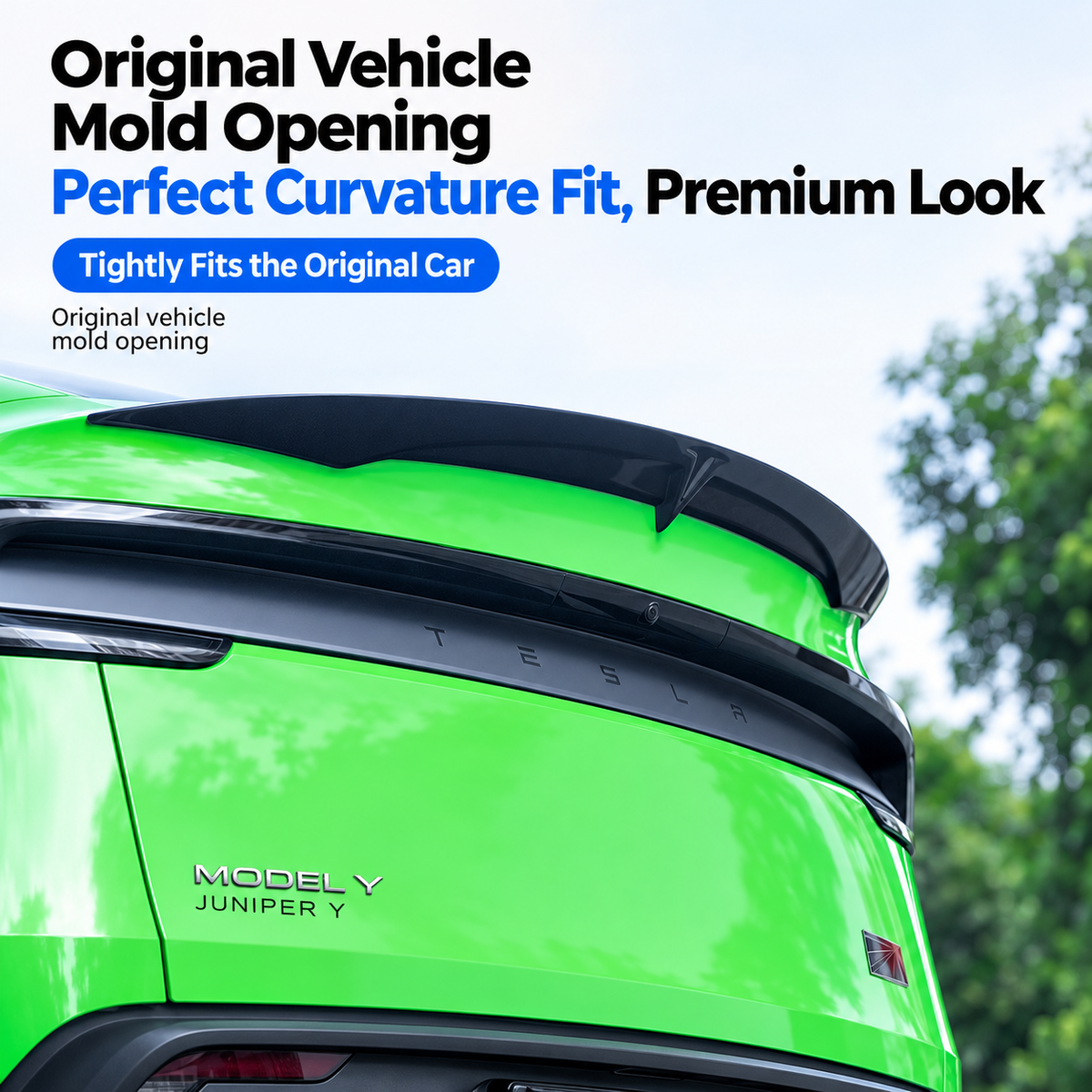 ABS MC-Style Performance Rear Spoiler for Tesla Model Y Juniper 2025.03+