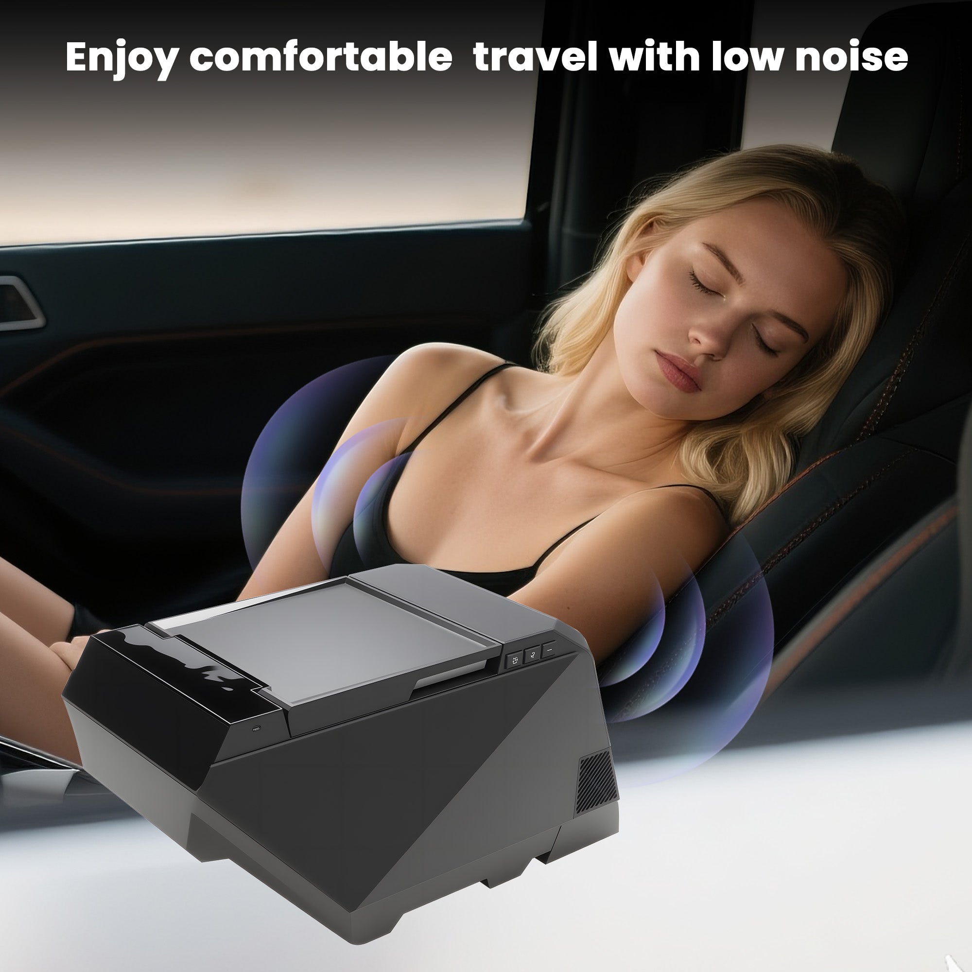 Tesla Cybertruck Electric Cooler Refrigerator 18L Floor Center Console Freezer Tesstudio®