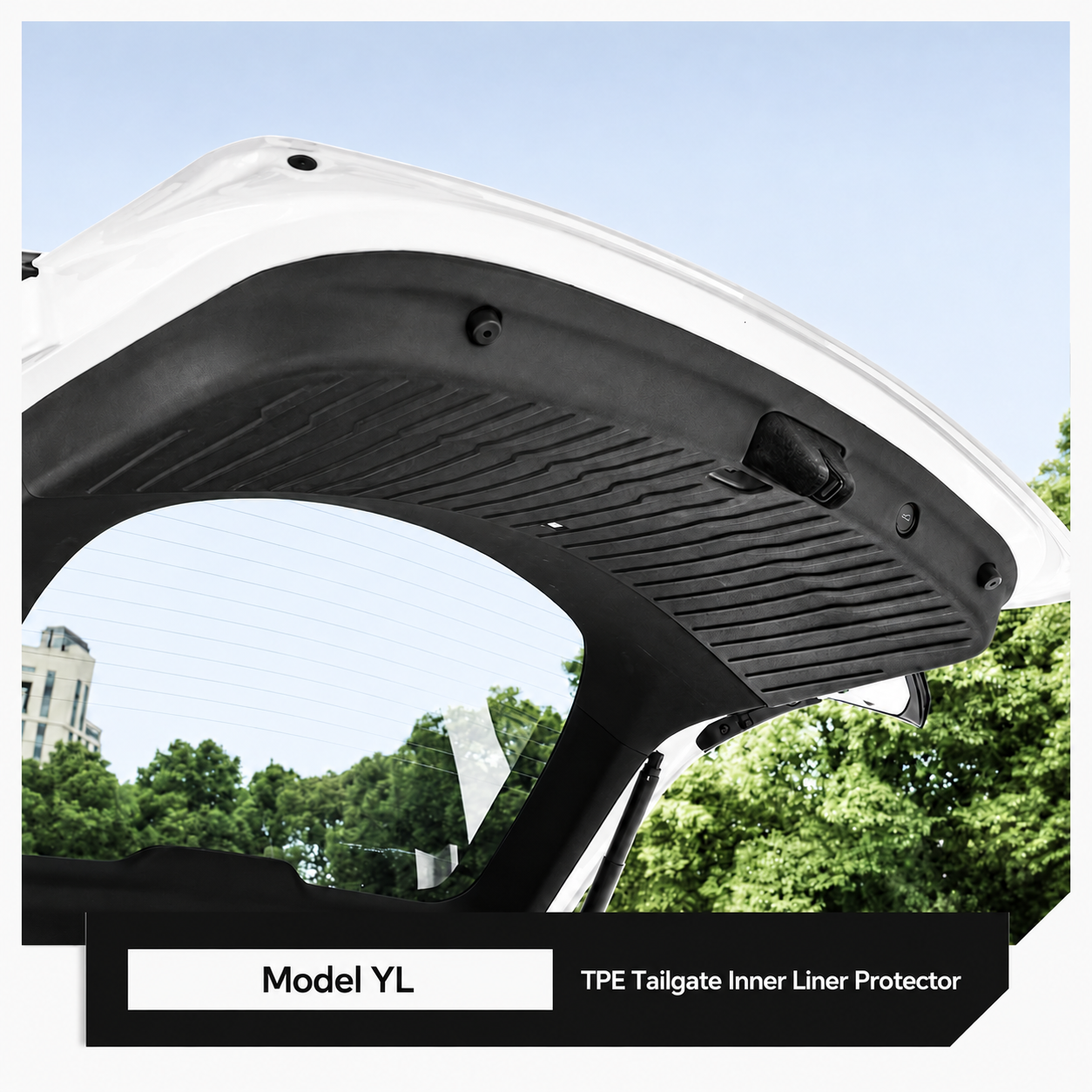 Full-Cover TPE Trunk Tailgate Protector for Tesla Model Y L 2025.11+