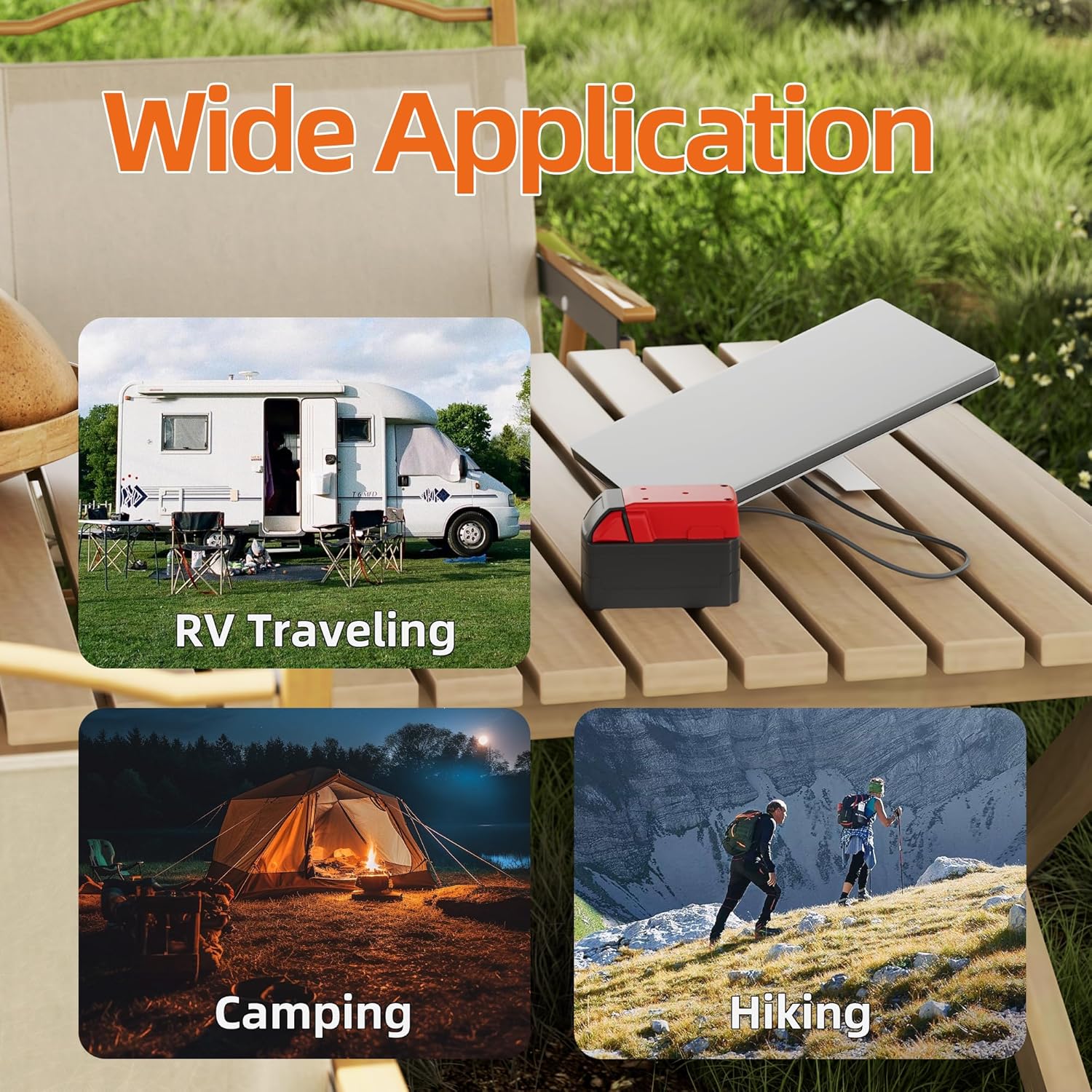 Starlink Mini 18V Battery DC Power Cable Adapter, 3.2FT 18AWG Cord Plug and Play 1M