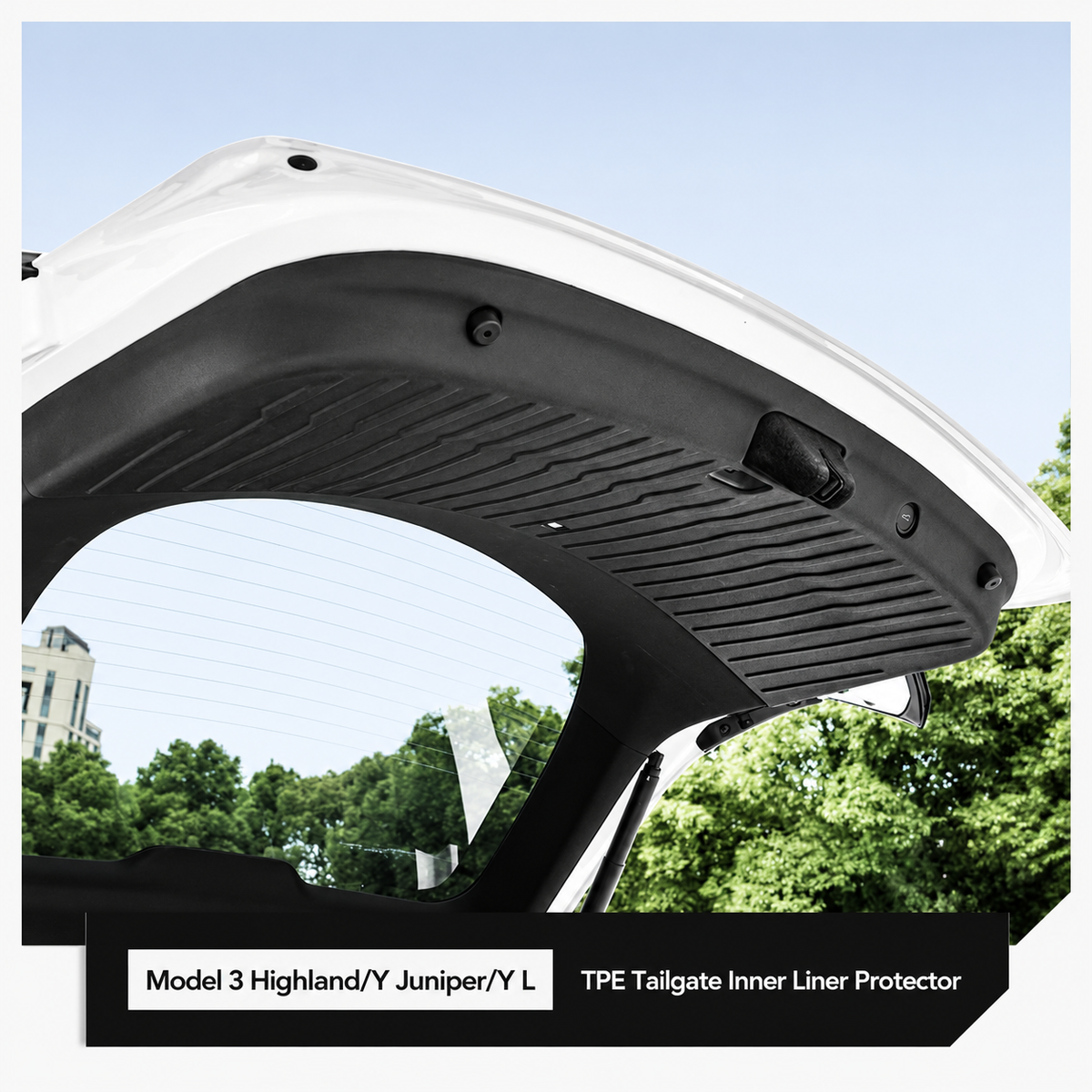 Full-Cover TPE Trunk Tailgate Protector for Tesla Model 3 Highland / Model Y Juniper / Model Y L