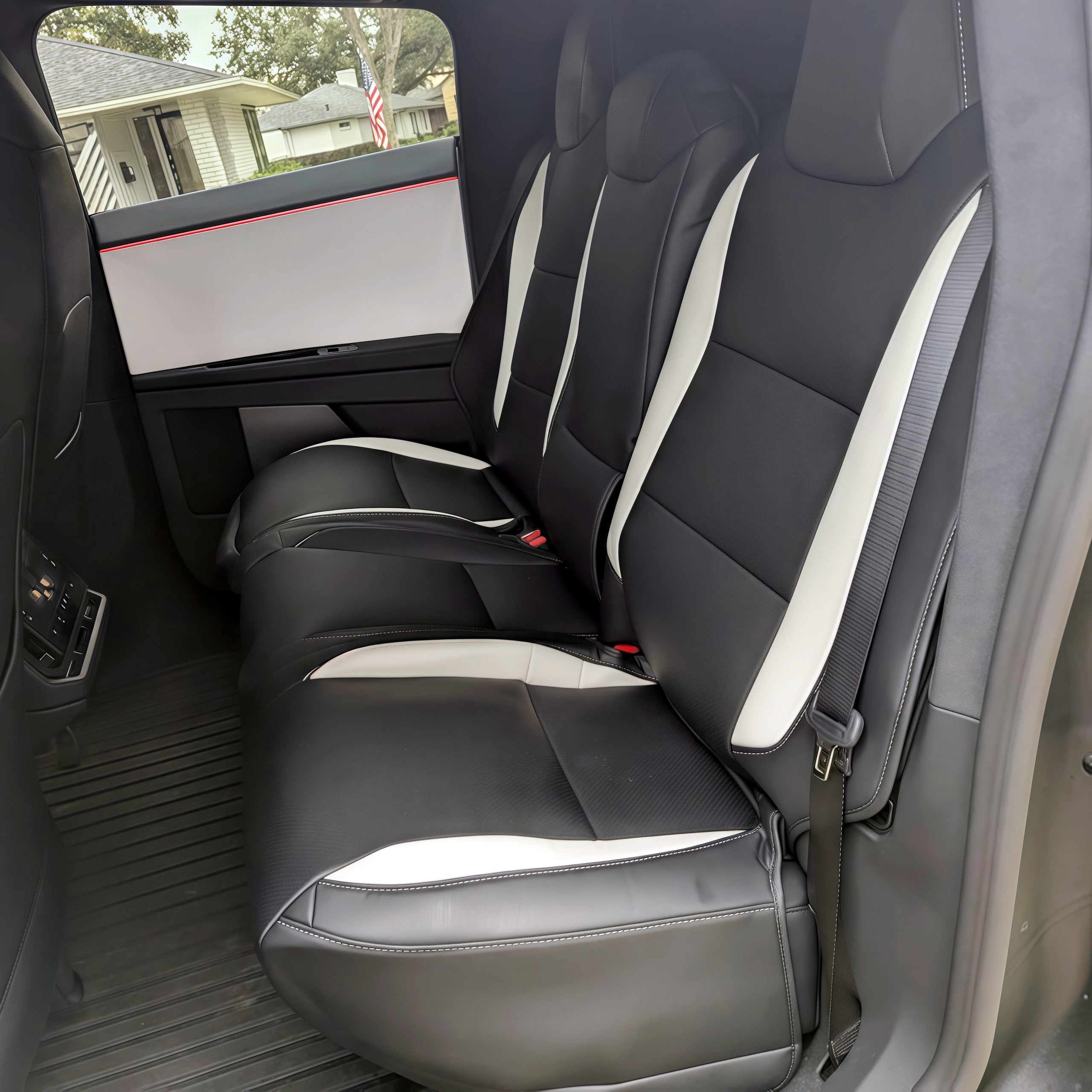 Seat Covers NAPPA Leather Full Coverage Seat Protector For Cybertruck