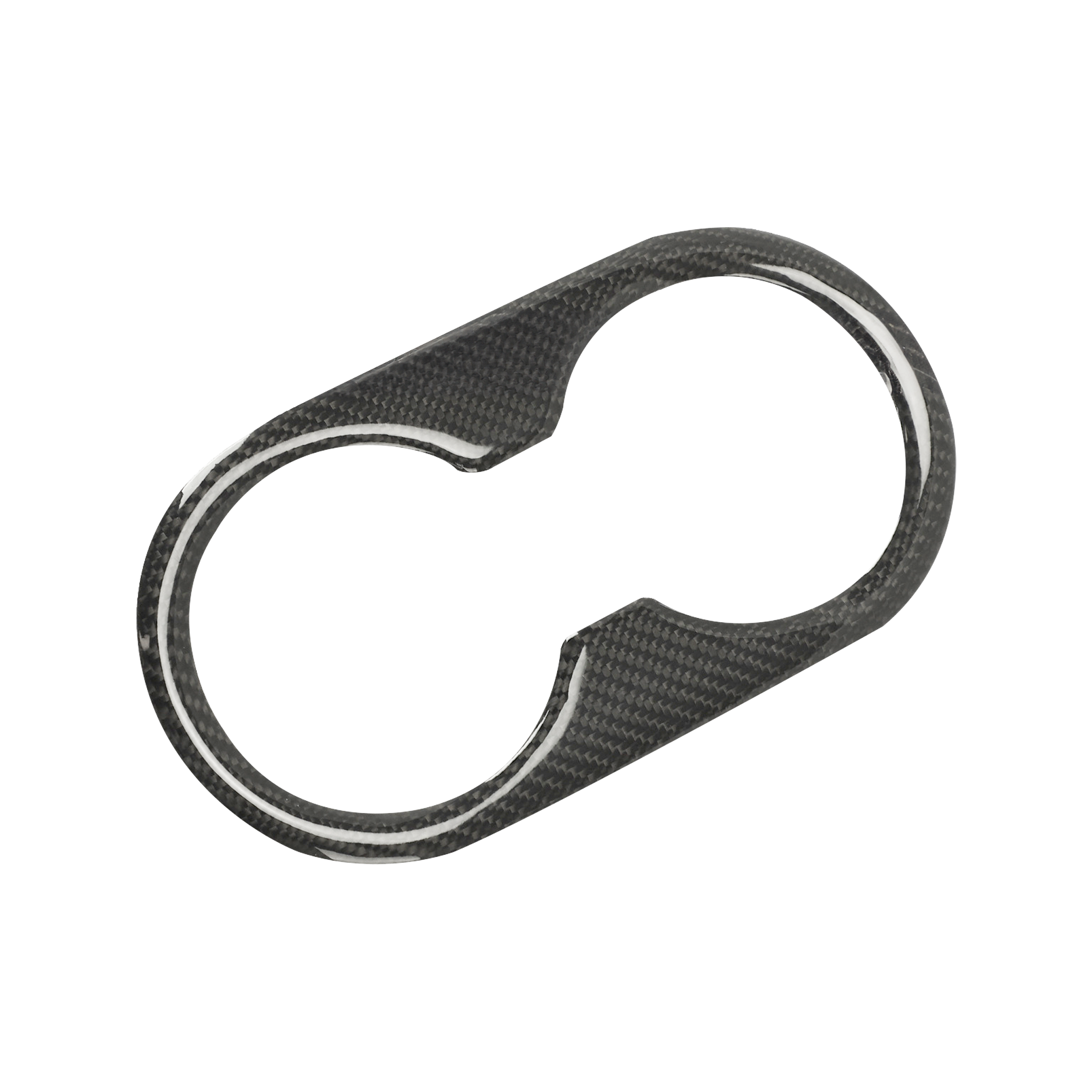 Tesla Model Y Juniper/3 Highland Real Carbon Fiber Rear Cup Holder Cover