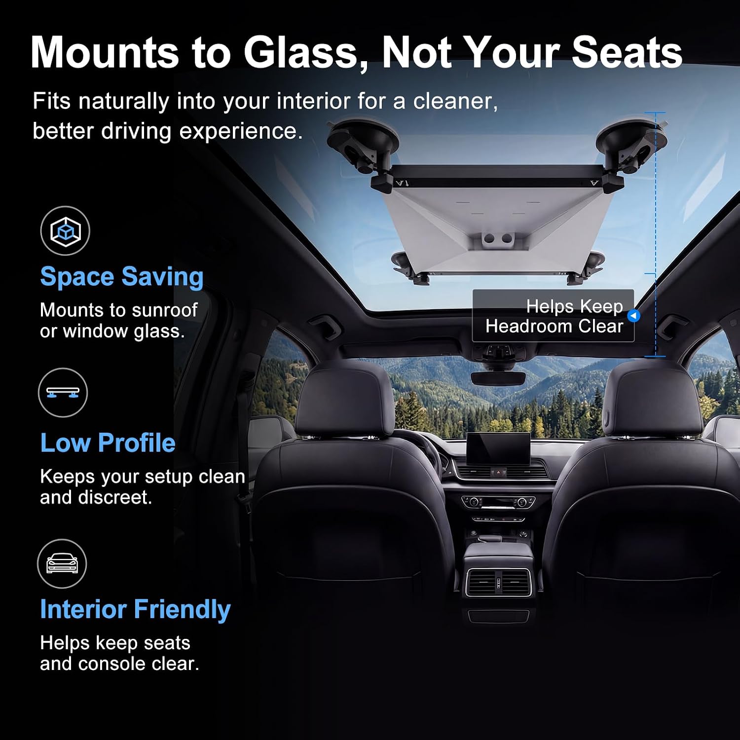 Starlink Mini Window & Sunroof Suction Mount