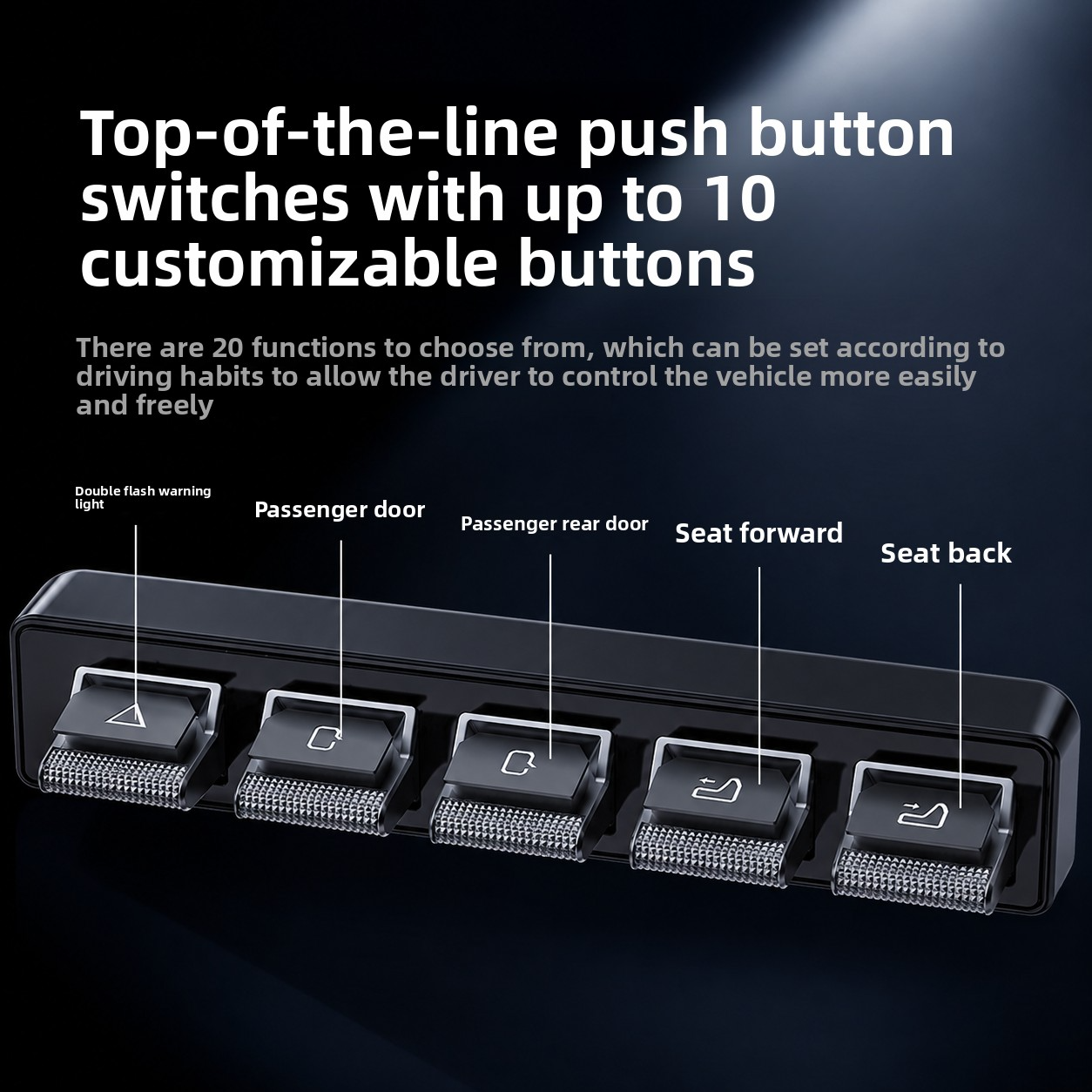 Rotating Physical Buttons Docking Station 3.0 for Tesla Model 3/Y/3 highland / Y Juniper