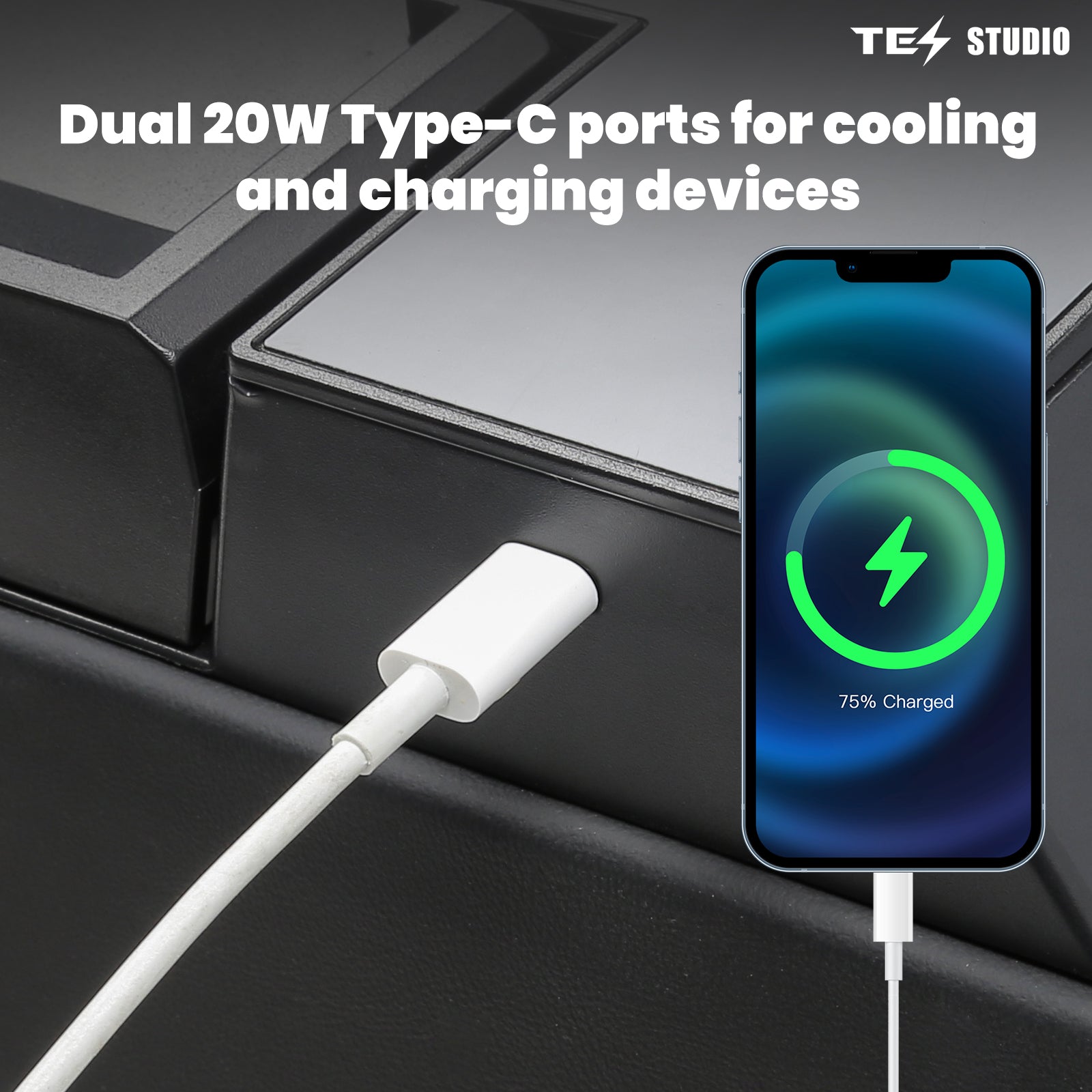 Tesla Cybertruck Cooler Cybertruck Fridge 18L Center Console Floor Refrigerator Tesstudio®