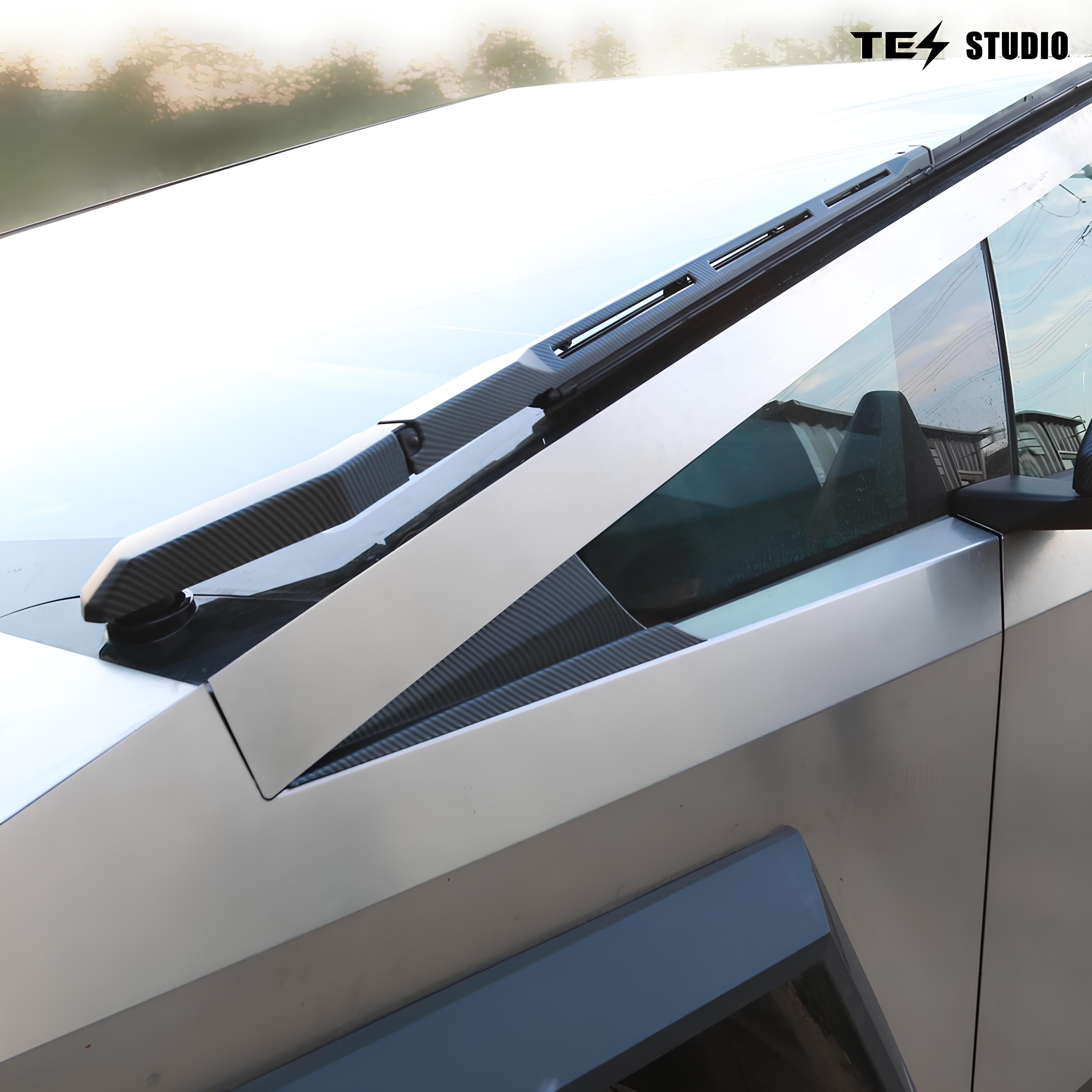 Cybertruck Accessories A-Pillar Triangle Protective Trim Covers