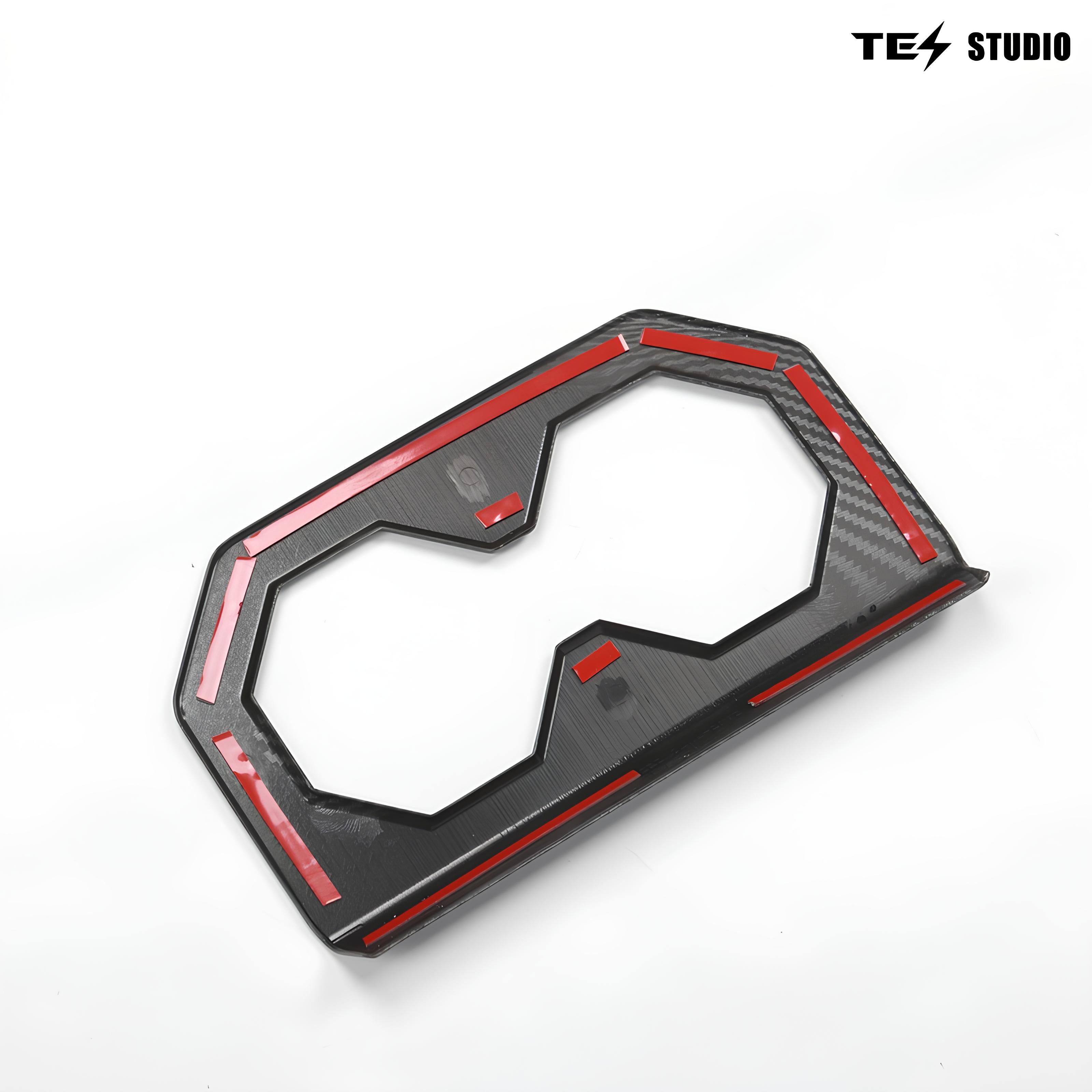 Tesla Cybertruck Interior Accessories Rear Seat Cup Holder Frame Trim Cover Tesstudio®