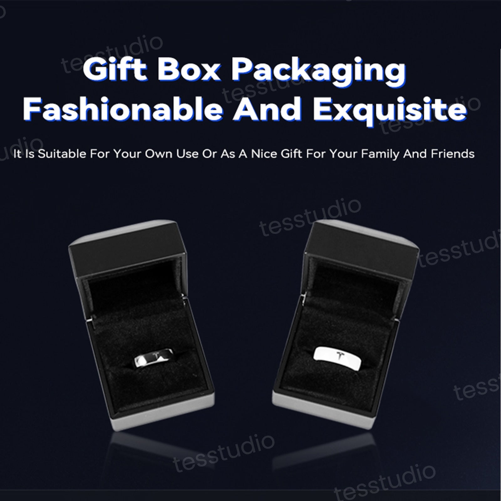 Cybertruck RFID Smart NFC Ring Key Accessory Replacement of Key Fob and Key Card Open Door Tesstudio®