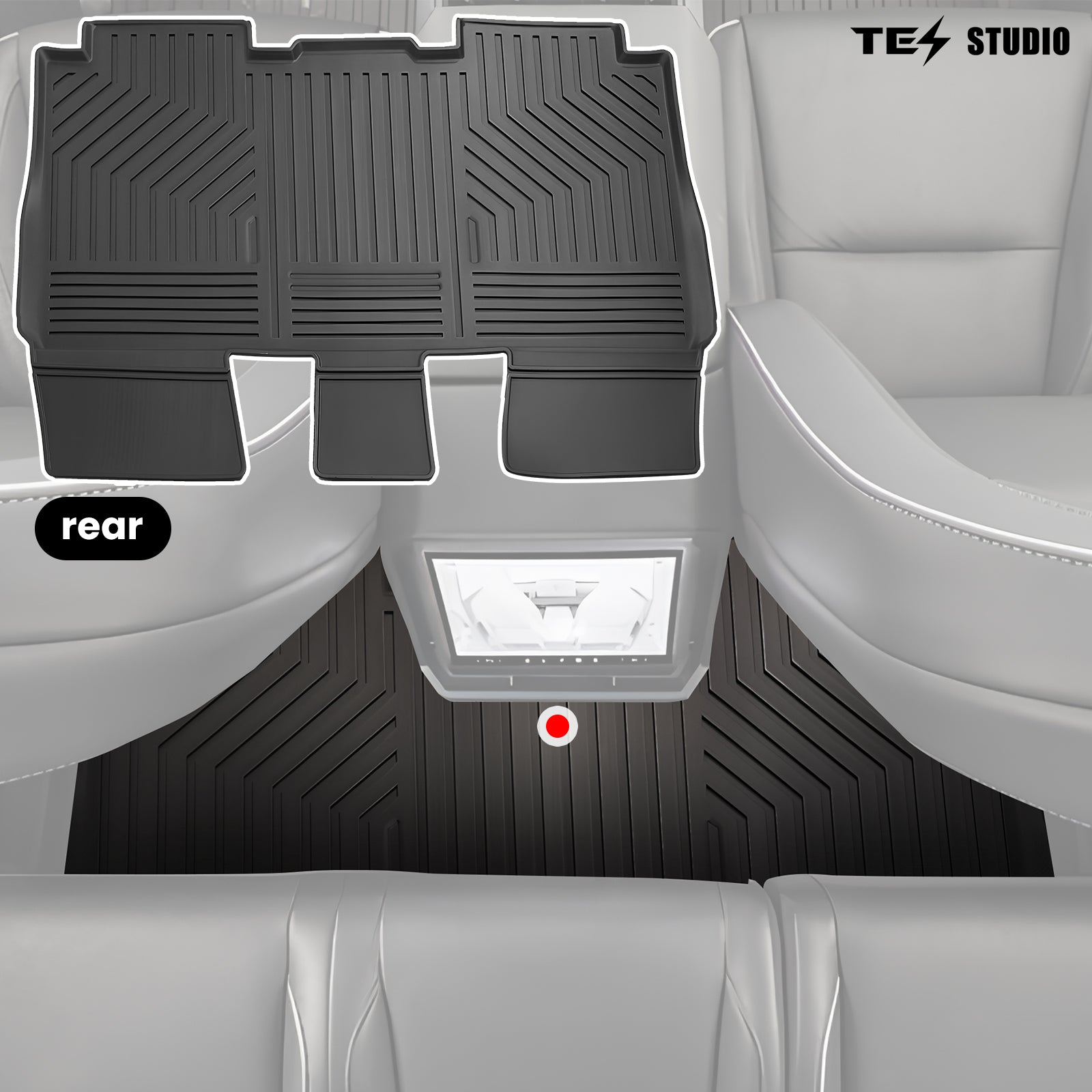 Tesla Cybertruck Floor Liners Mats Weather Tech Mats Tesstudio®