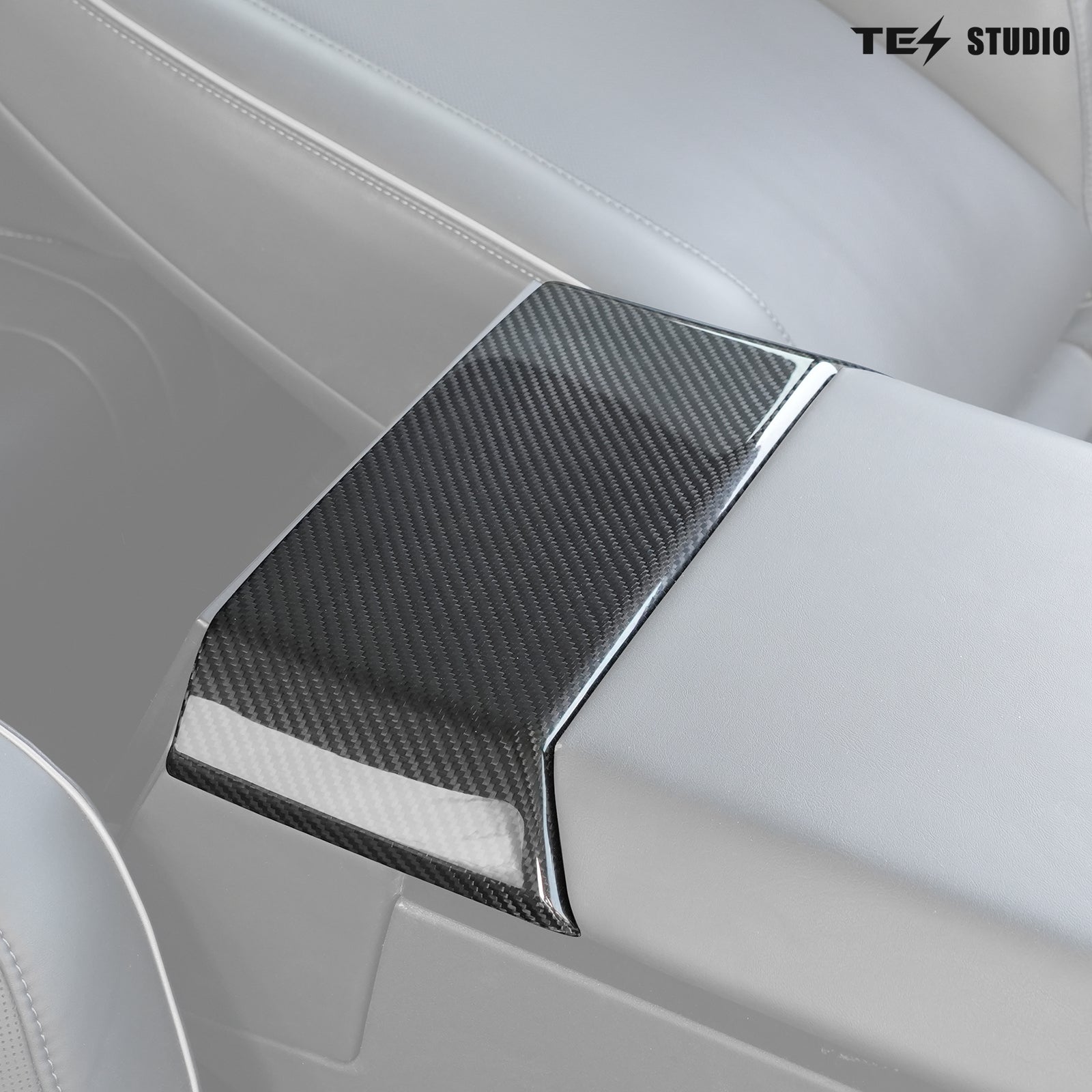 Tesla Cybertruck Accessories Cybertruck Real Carbon Fiber Backseat Top Ven Cover Tesstudio®