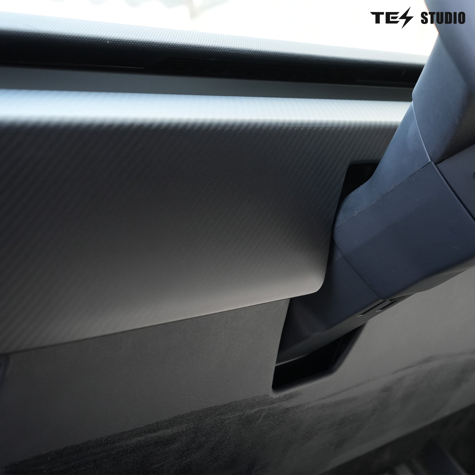 Tesla Accessories Real Carbon Fiber Cybertruck Dashboard Cover Panel Protection Cybertruck Interior Accessories Tesstudio®