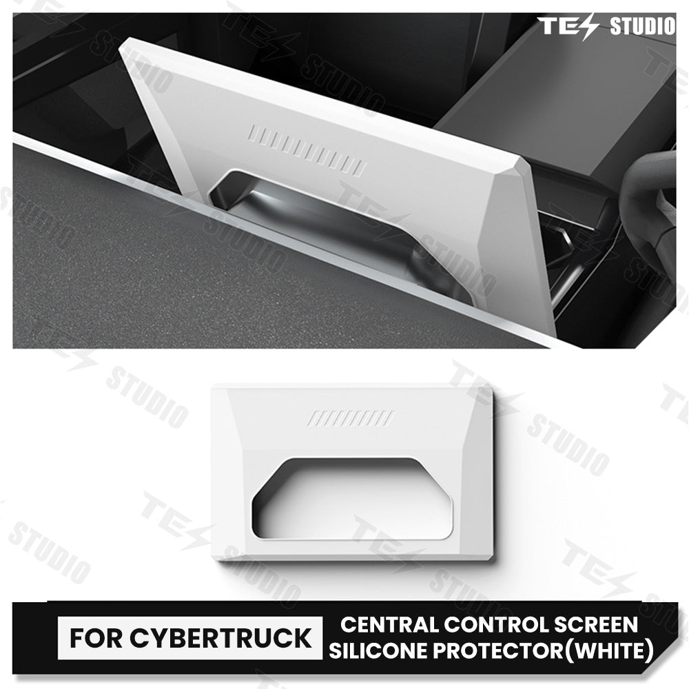 Center Console Screen Silicone Protective Frame For Cybertruck
