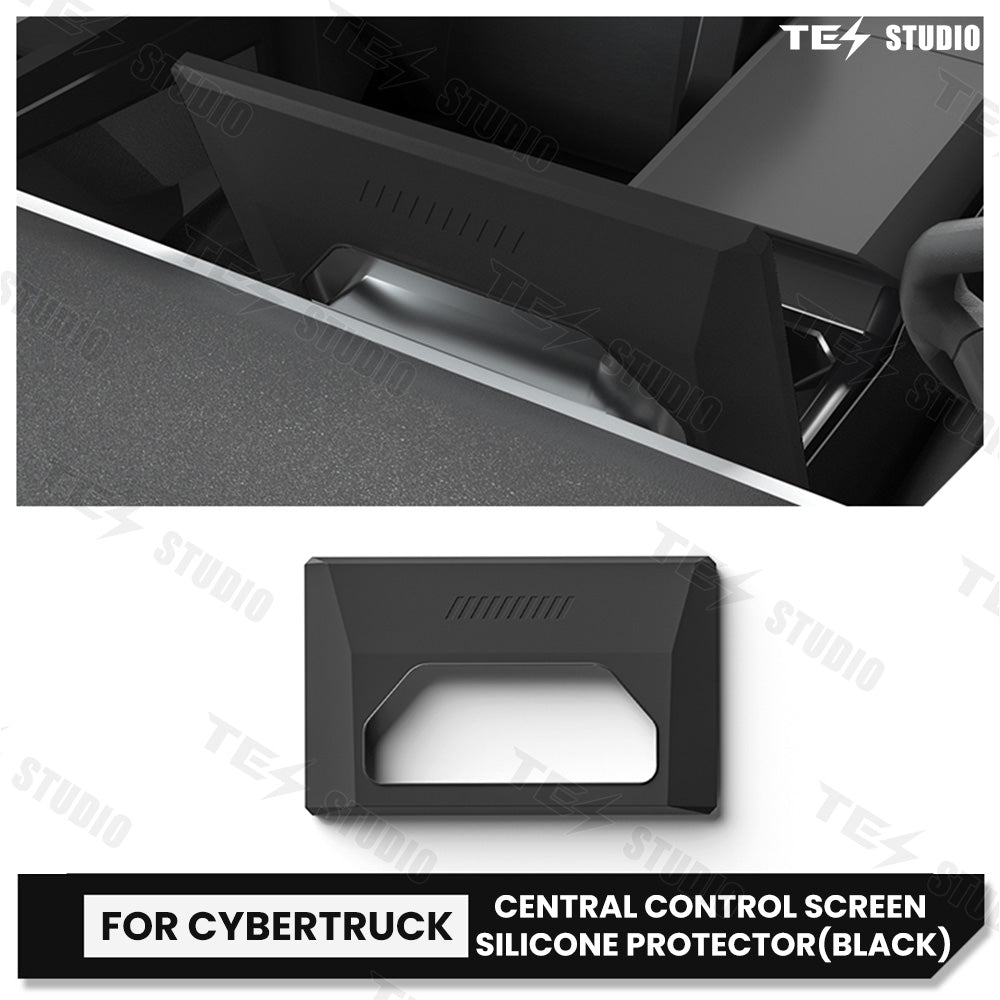 Center Console Screen Silicone Protective Frame For Cybertruck