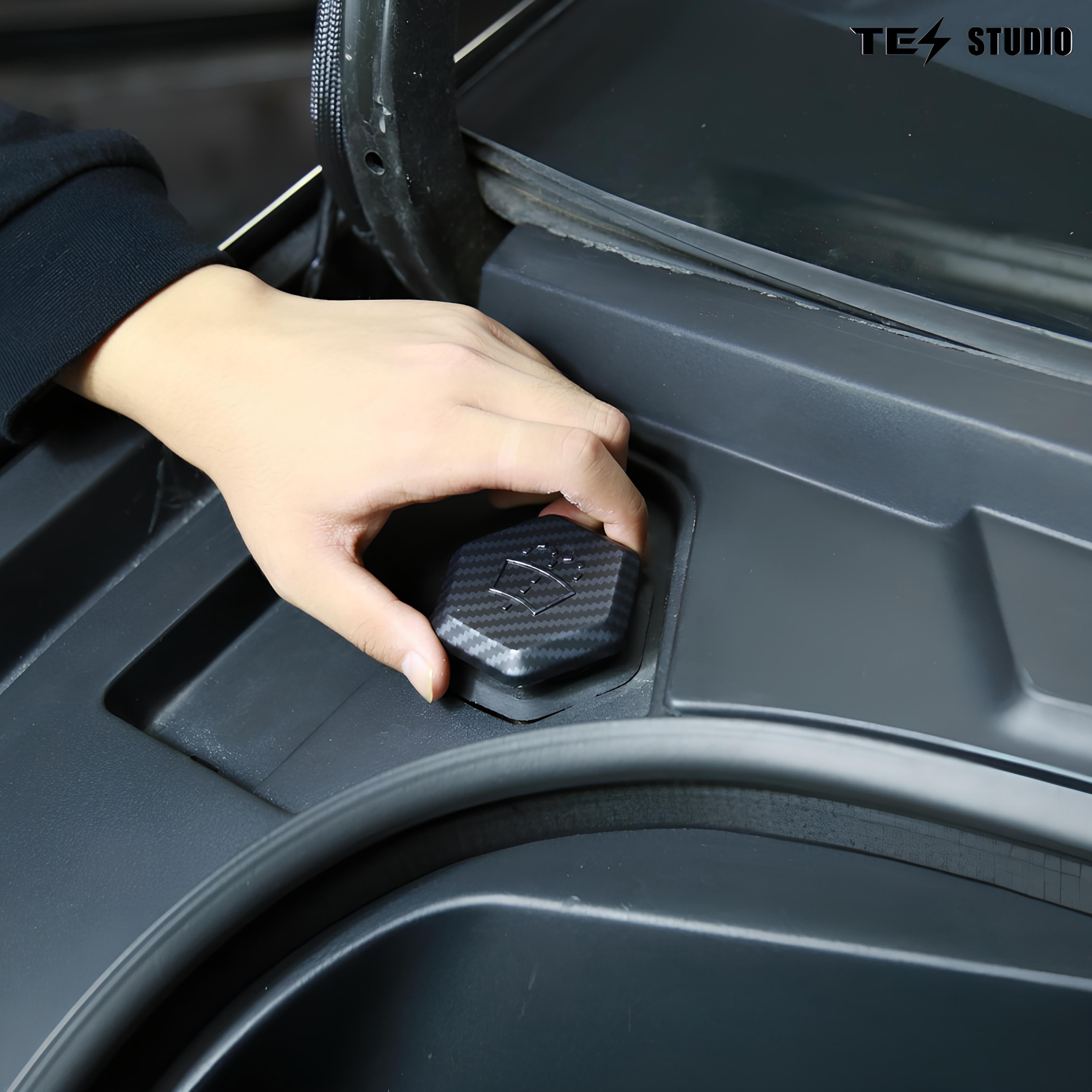 Cybertruck Accessories Windshield Washer Fluid Filler Cap Trim Cover