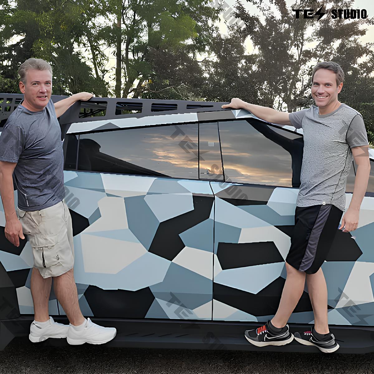 Tesla Cybertruck Running Boards Side Steps Cybertruck Nerf Bars Cybertruck Exterior Brackets Tesla Accessories Tesstudio®