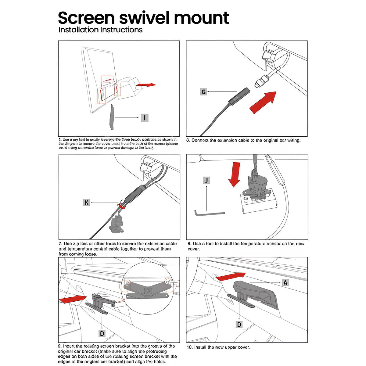 Tesla Swivel Screen — passenger-side pivot angle demo