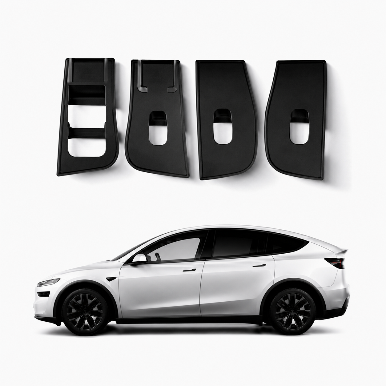 Premium Silicone Window Switch Protection Cover for Model Y L 2025.11+