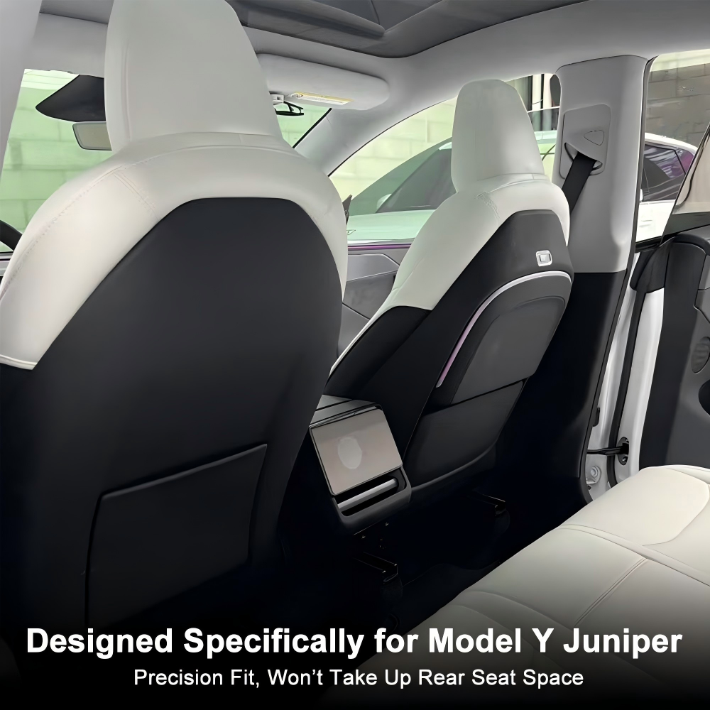 Tesla Electric & Manual Folding Tray Table with Wireless Charger and Ambient Lighting for Model Y / Y Juniper / 3 Highland