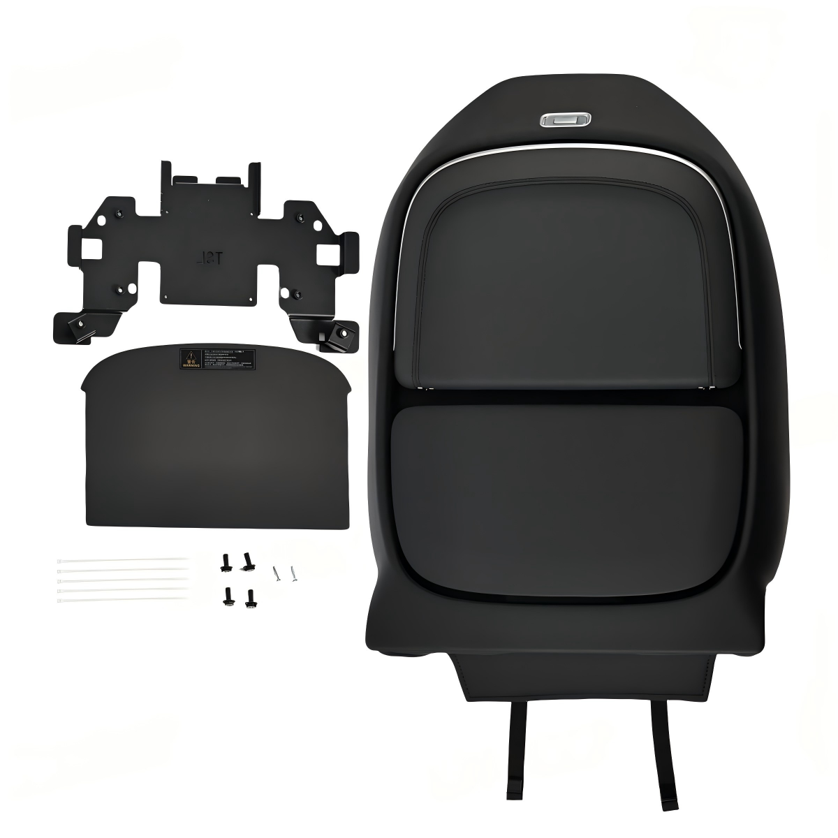 Tesla Electric & Manual Folding Tray Table with Wireless Charger and Ambient Lighting for Model Y / Y Juniper / 3 Highland