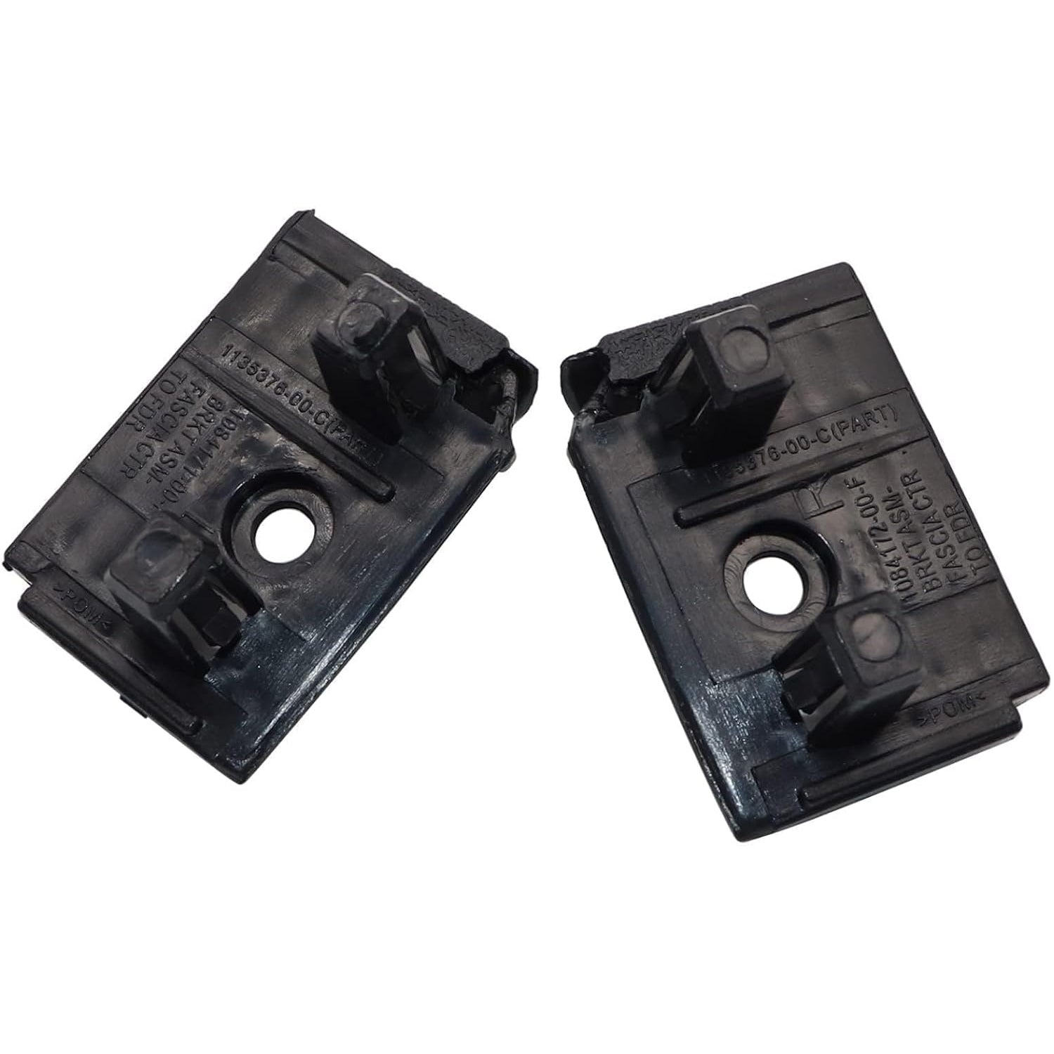 Front Bumper Center Bracket Pair for Tesla Model 3 / Model Y, 1084171-00-F L + 1084172-00-F R