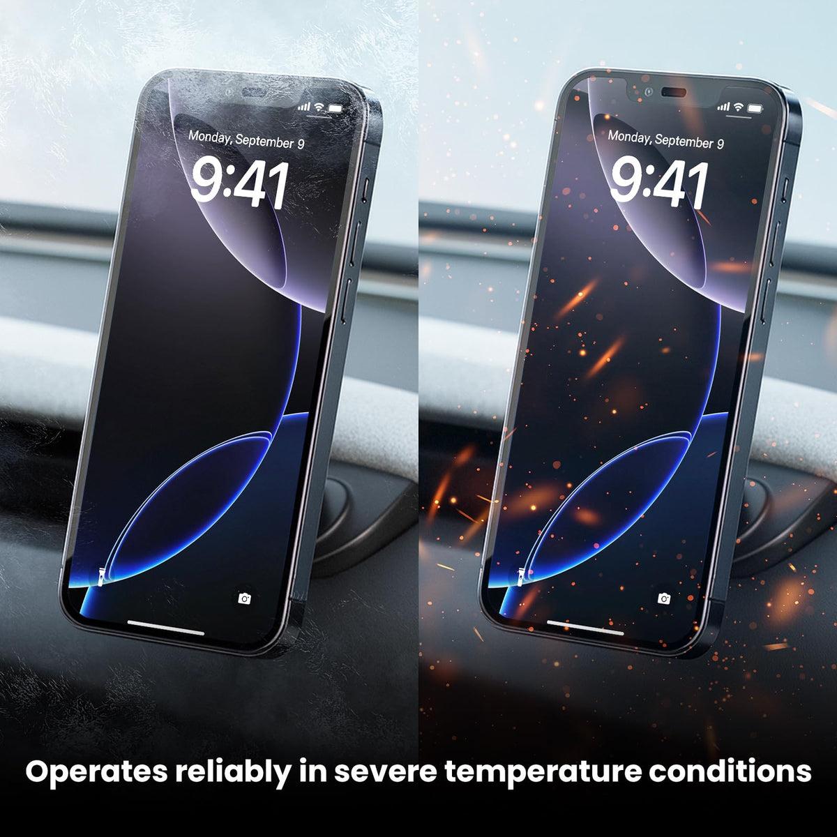 Minimalist Magnetic Phone Mount with Silicone Base for Tesla Model Y Juniper 2025.03+