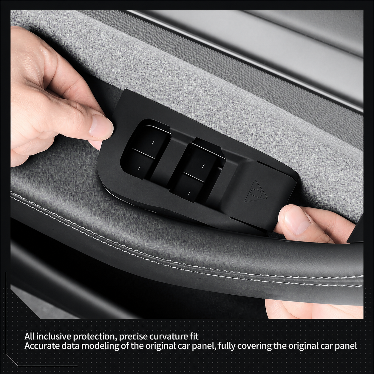 Premium Silicone Window Switch Protection Cover for Model Y L 2025.11+