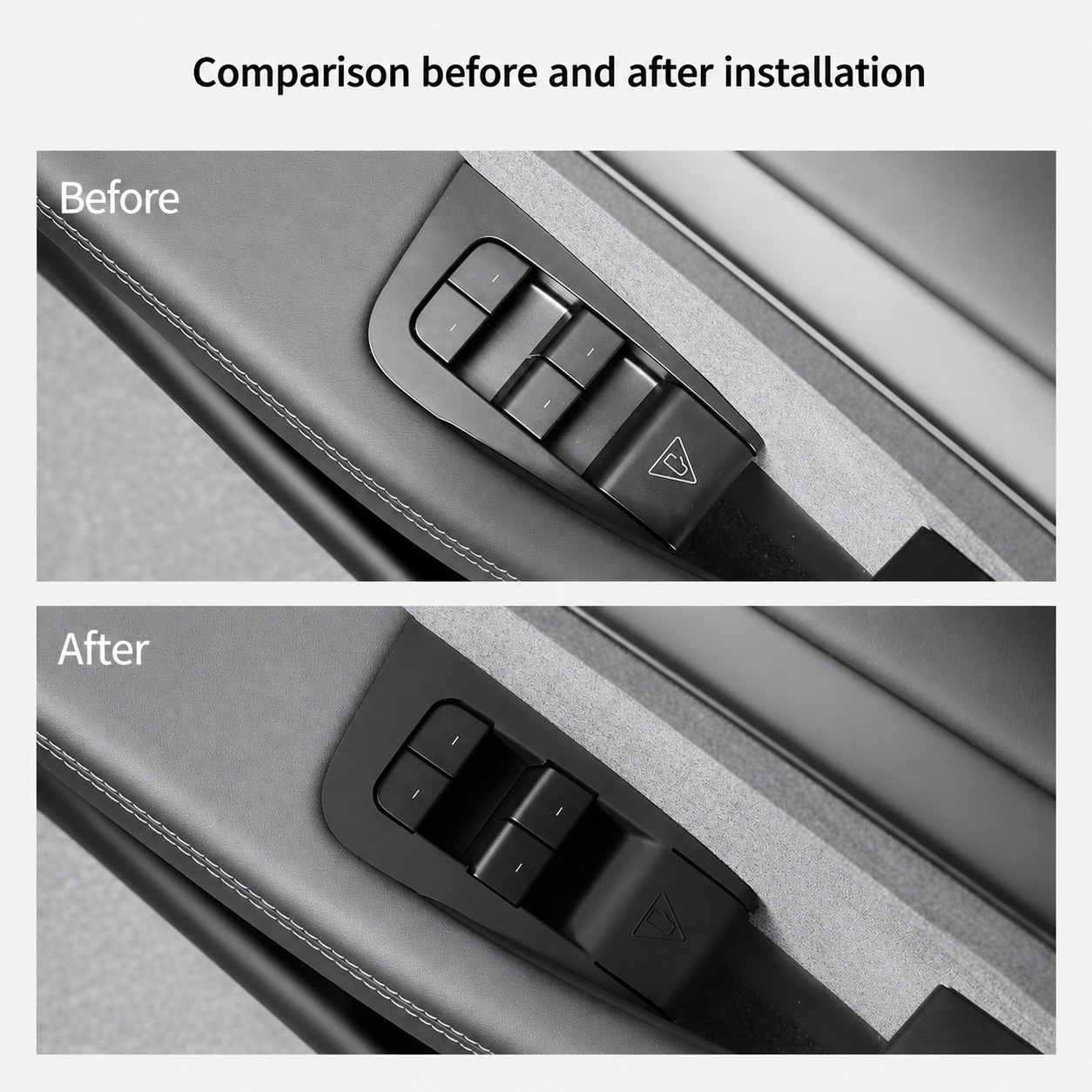 Premium Silicone Window Switch Protection Cover for Model Y L 2025.11+