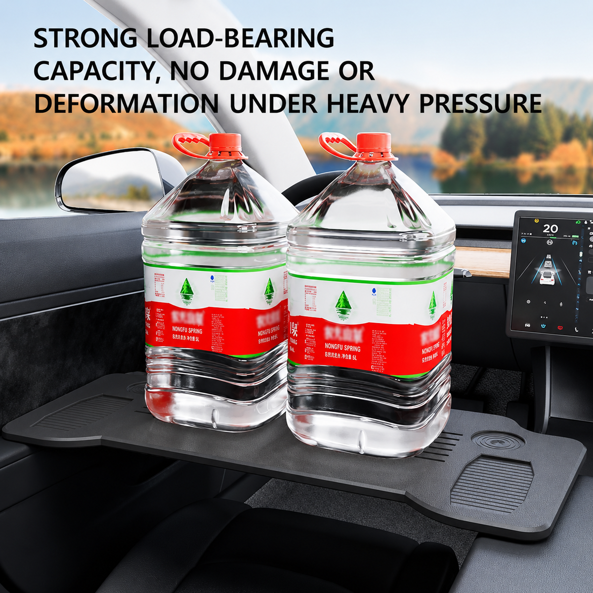 Portable Laptop Foldable Car Tray Table for Model Y L 2025.11+