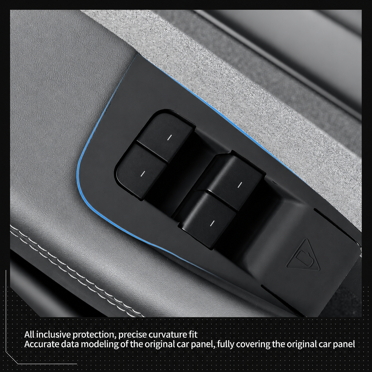 Premium Silicone Window Switch Protection Cover for Model Y L 2025.11+