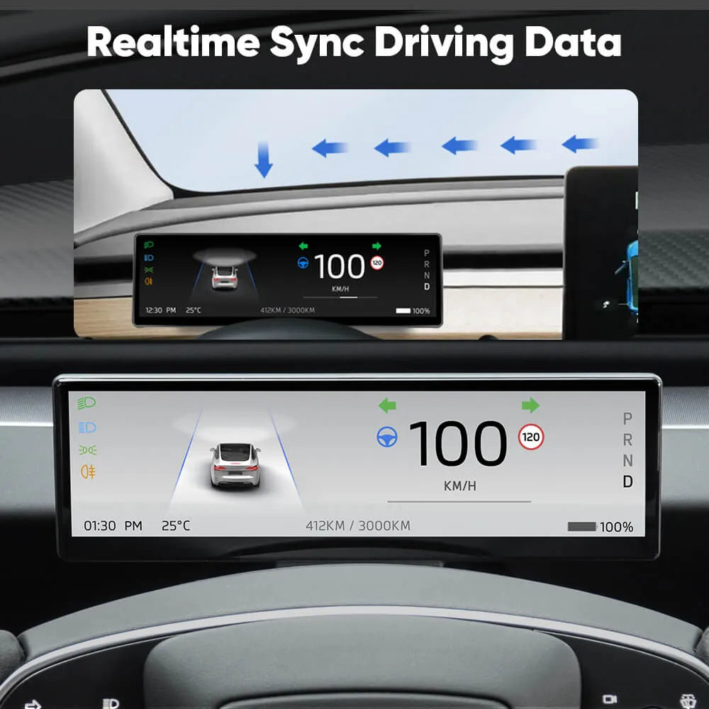 Tesla Model 3/Y용 Tesstudio 8.8인치 터치 스크린 계기판 클러스터/Tesstudio 8.8-Inch Touch Screen Instrument Cluster for Tesla Model 3/Y