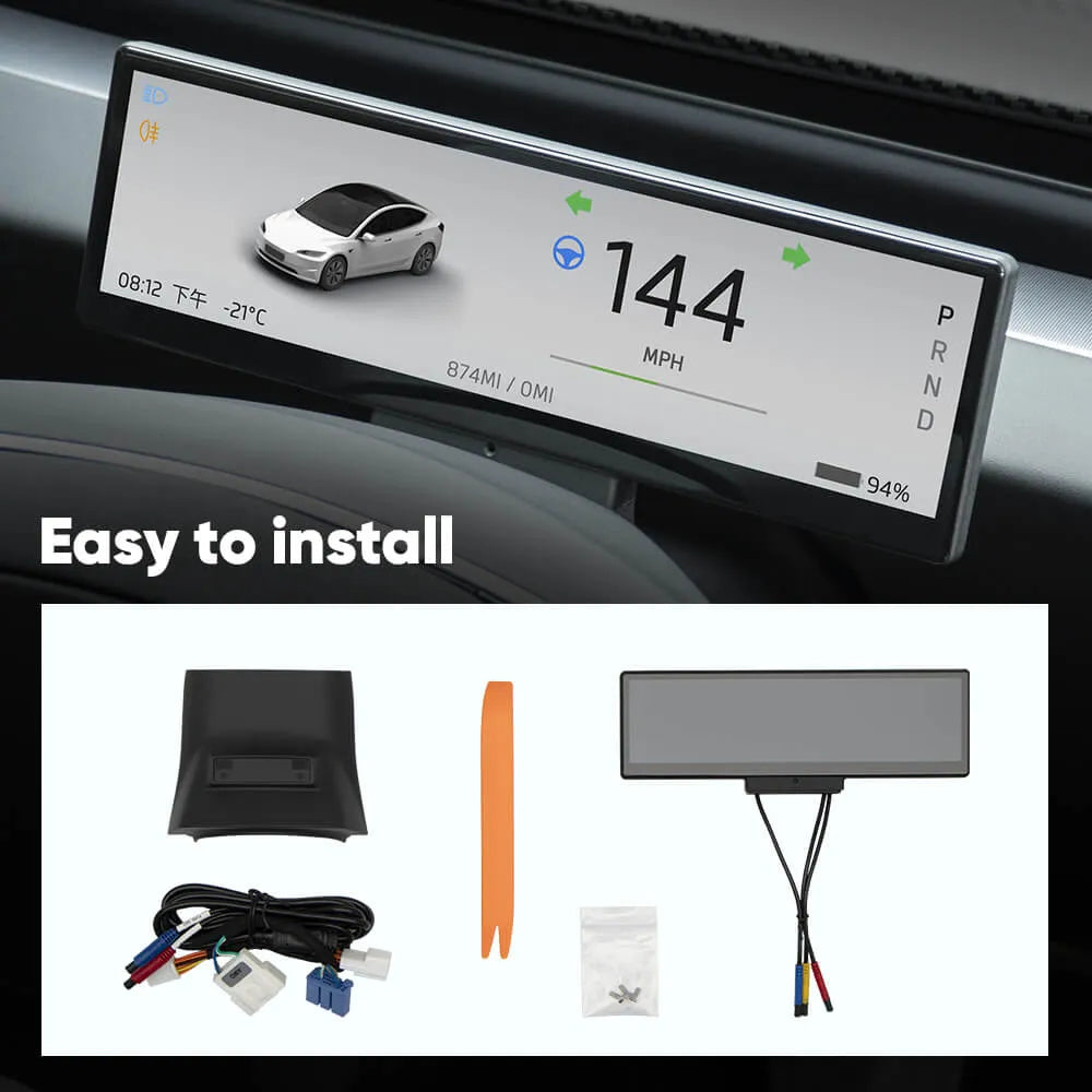 Tesla Model 3/Y용 Tesstudio 8.8인치 터치 스크린 계기판 클러스터/Tesstudio 8.8-Inch Touch Screen Instrument Cluster for Tesla Model 3/Y