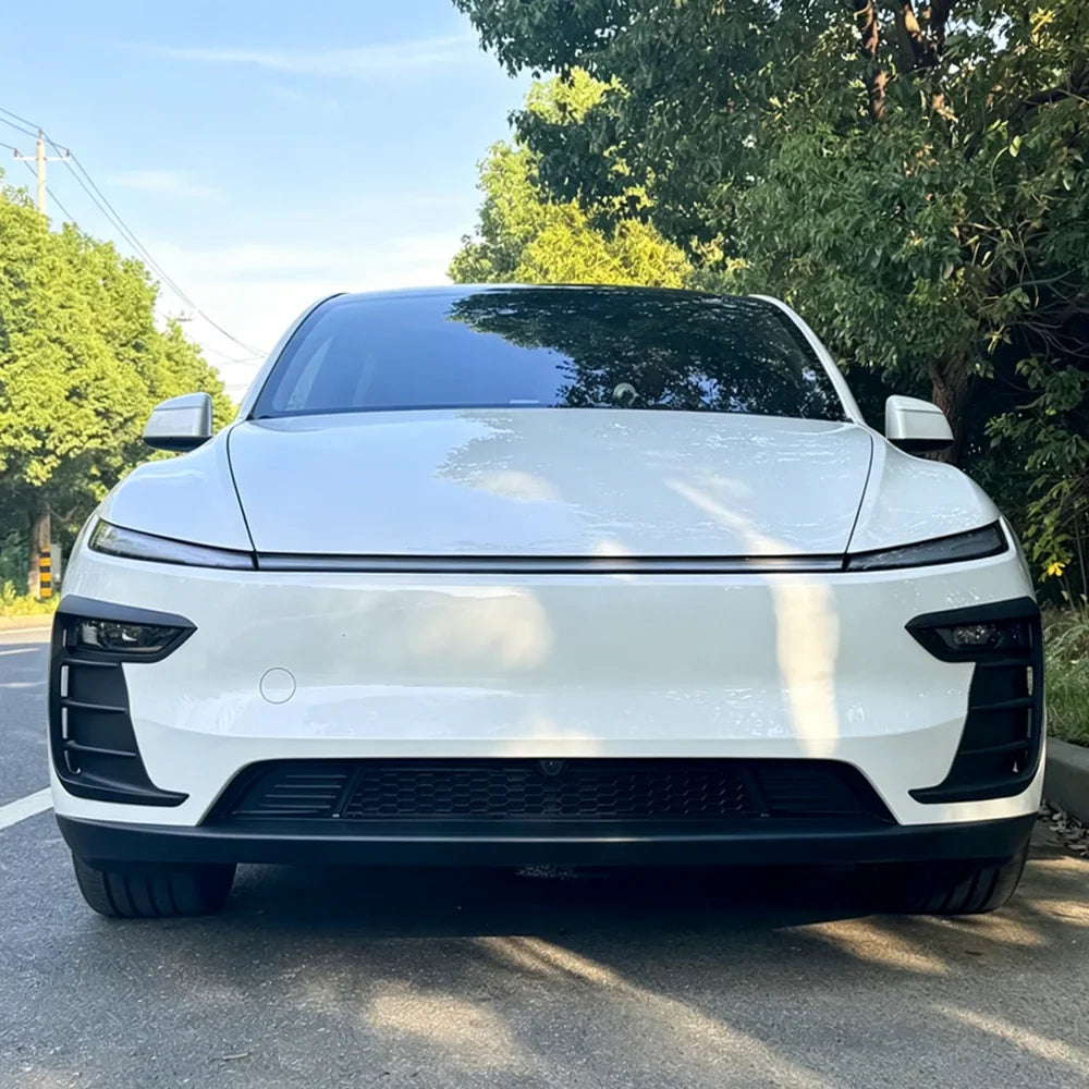 ABS Fog Light Trim Covers Exterior Upgrade for Tesla Model Y Juniper 2025+
