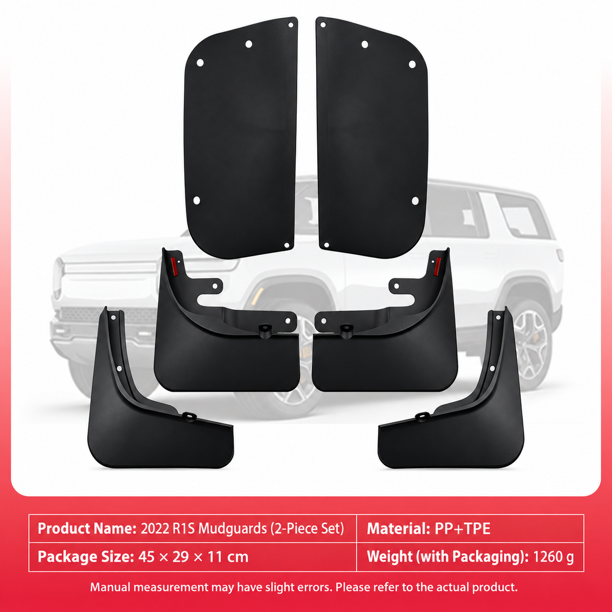 Mud Flaps for Rivian R1S (2022–2025)