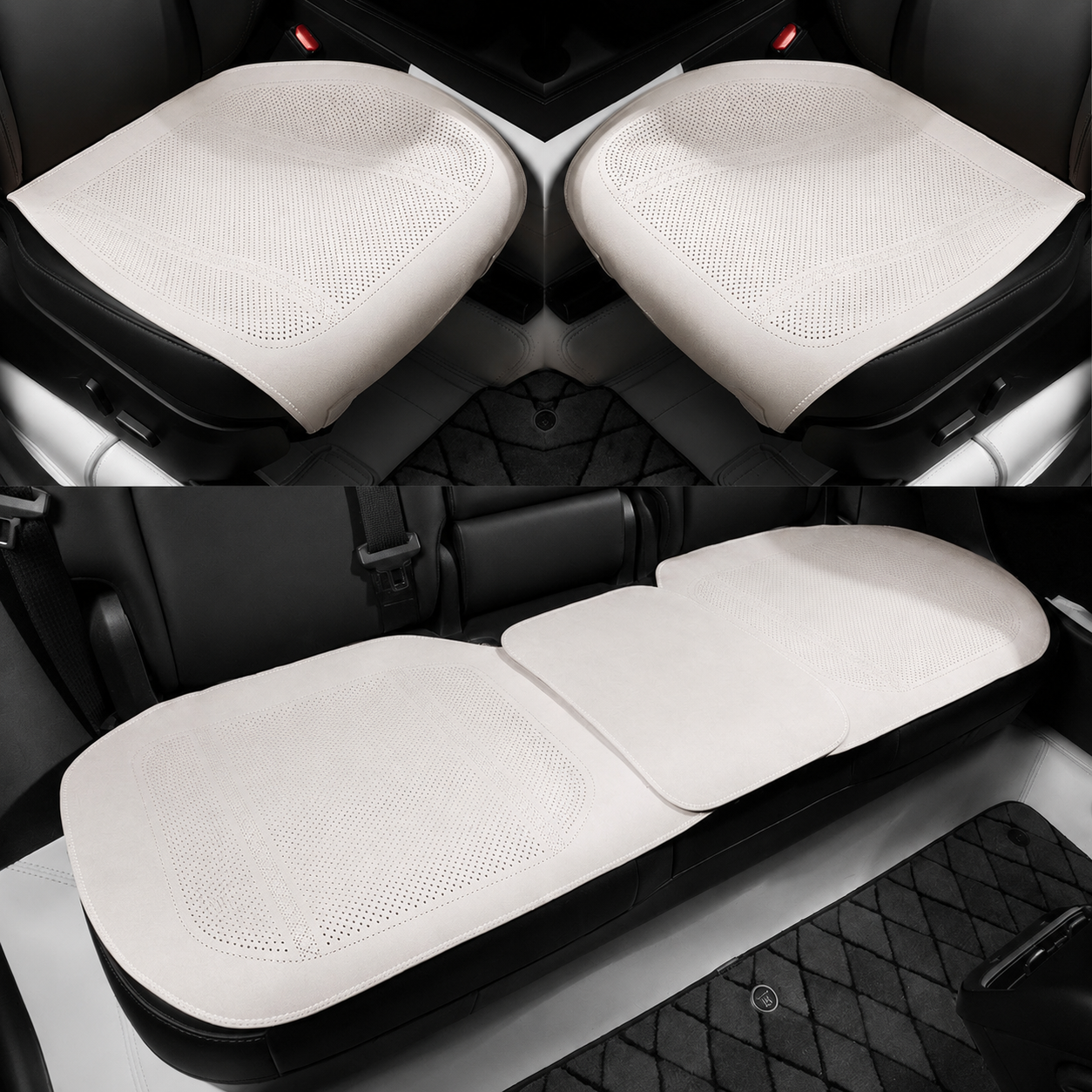 Winter Suede Seat Cushion Pads for Tesla Model 3 Highland / Model Y Juniper / Model Y L
