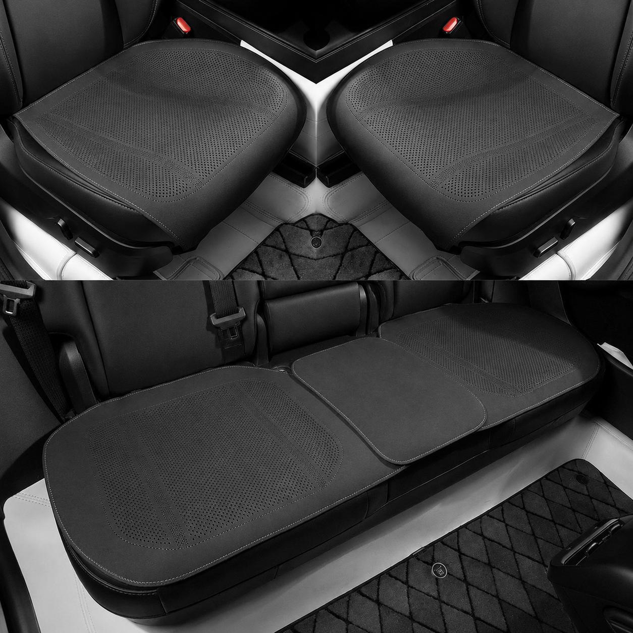 Winter Suede Seat Cushion Pads for Tesla Model 3 Highland / Model Y Juniper / Model Y L