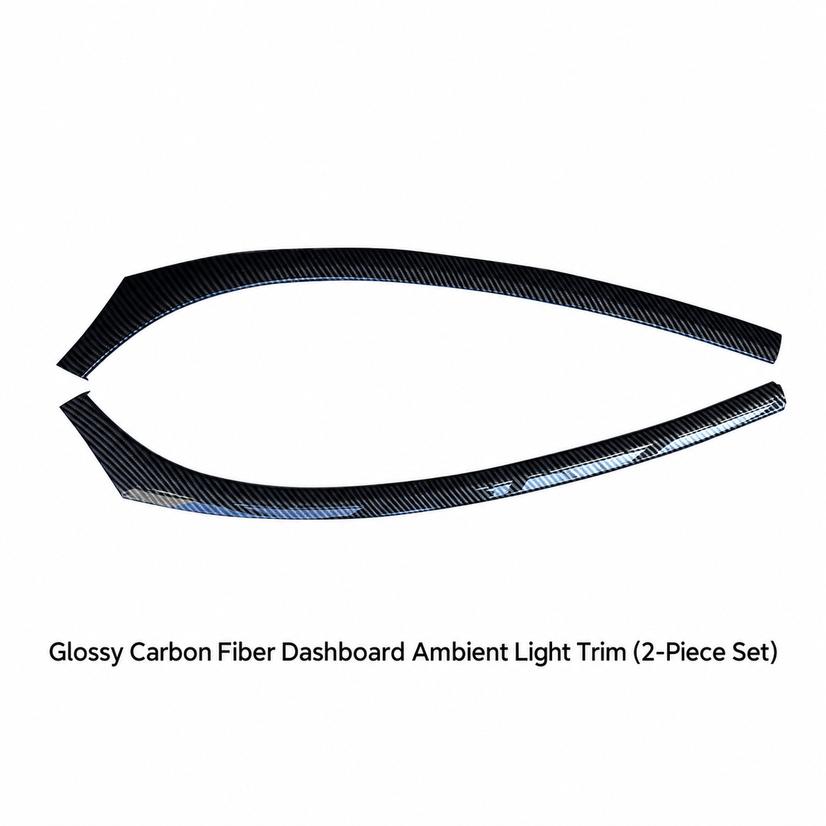 ABS Front Dashboard Ambient Light Trim for Tesla Model Y Juniper / Model Y L