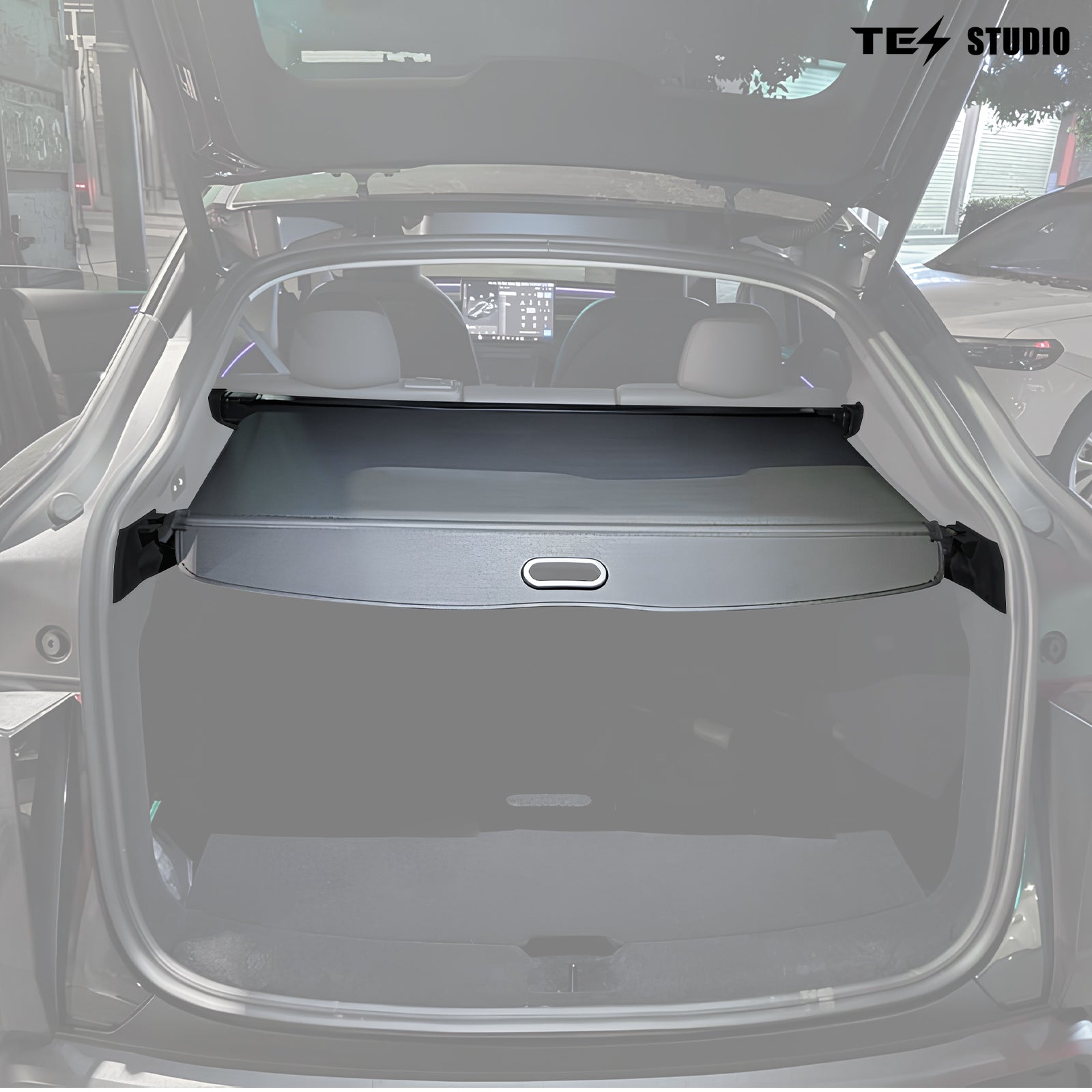 Tesla Model Y Juniper Interior Accessories Cargo Cover Rear Trunk Shield Privacy Cover Tesstudio®